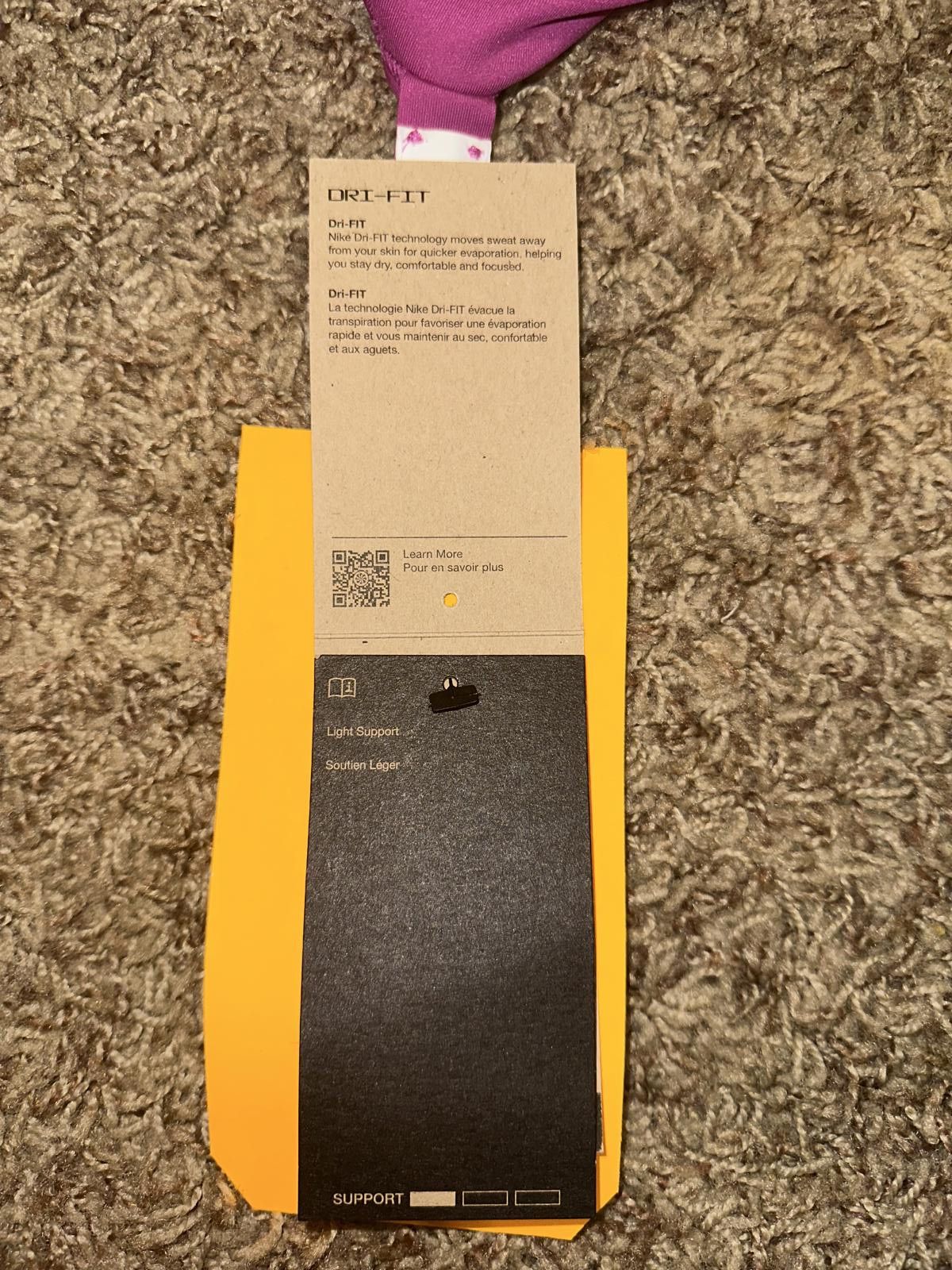 Nike Nike Swoosh Light Support Women's Non-Padded Sports Bra Sample Size ONE SIZE - 9 Thumbnail