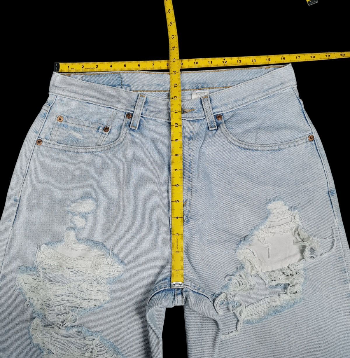 Levi's Thrashed Levi’s Jeans, Size 33x35 Size US 33 - 11 Thumbnail