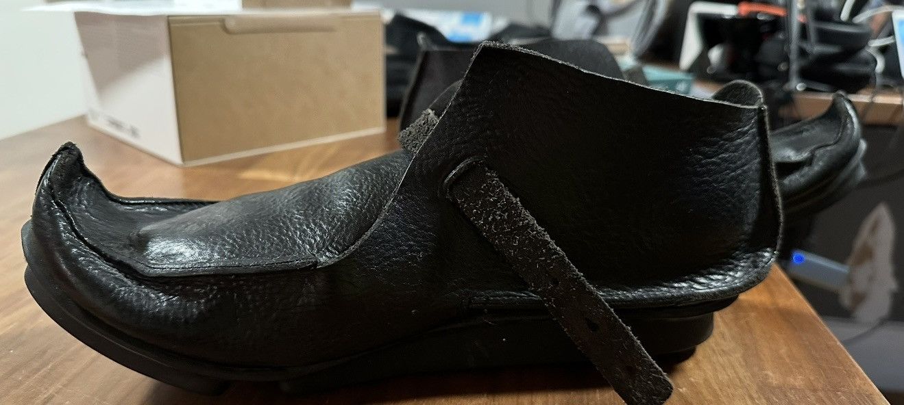 Trippen Men’s Trippen Black Elf Low Cut Boot - sz 13 Size US 13 / EU 46 - 3 Thumbnail