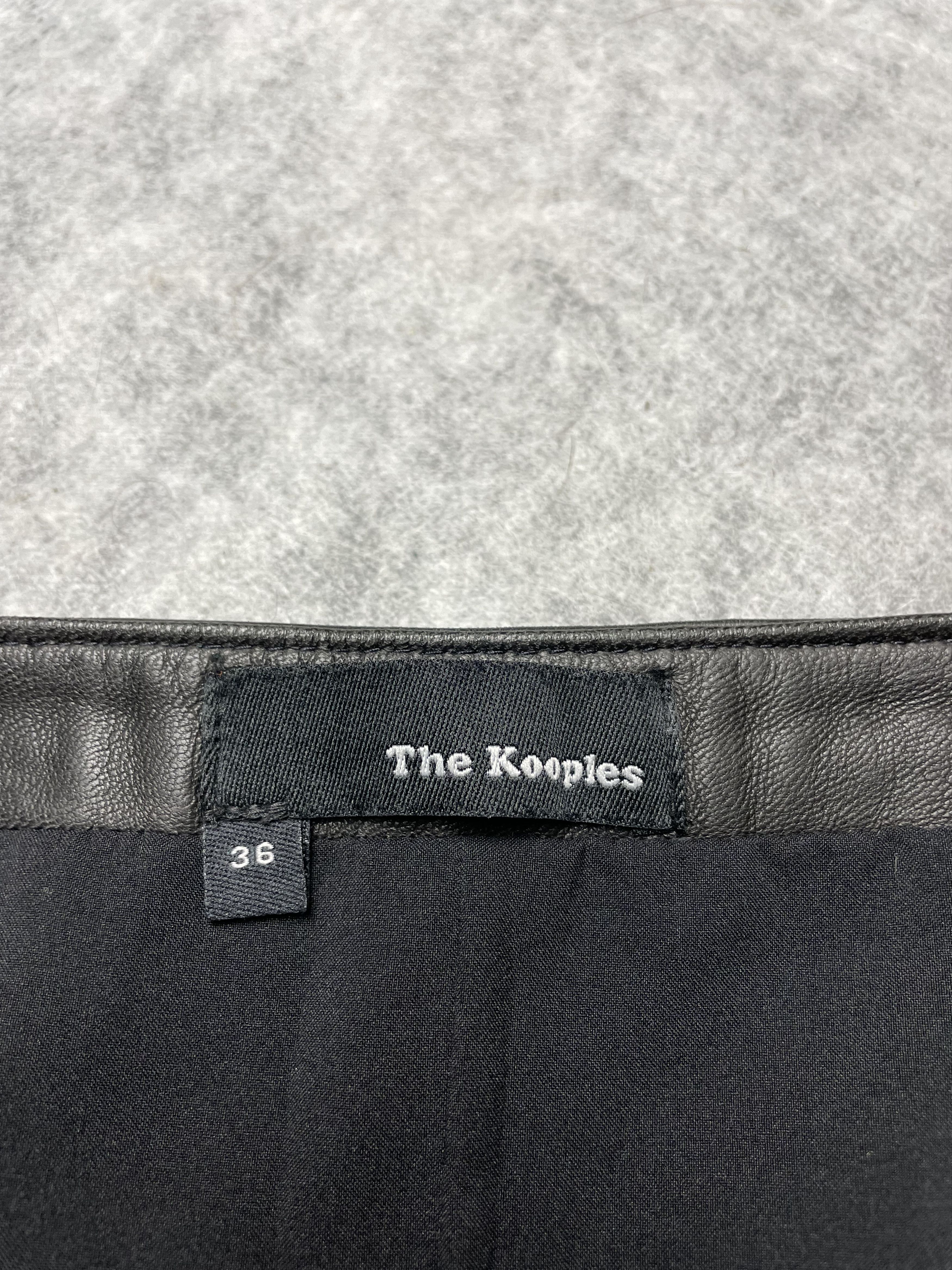 The Kooples THE KOOPLES Lambskin Leather Zipper skirt black Skirt EU36 Size 27" / US 4 / IT 40 - 7 Thumbnail