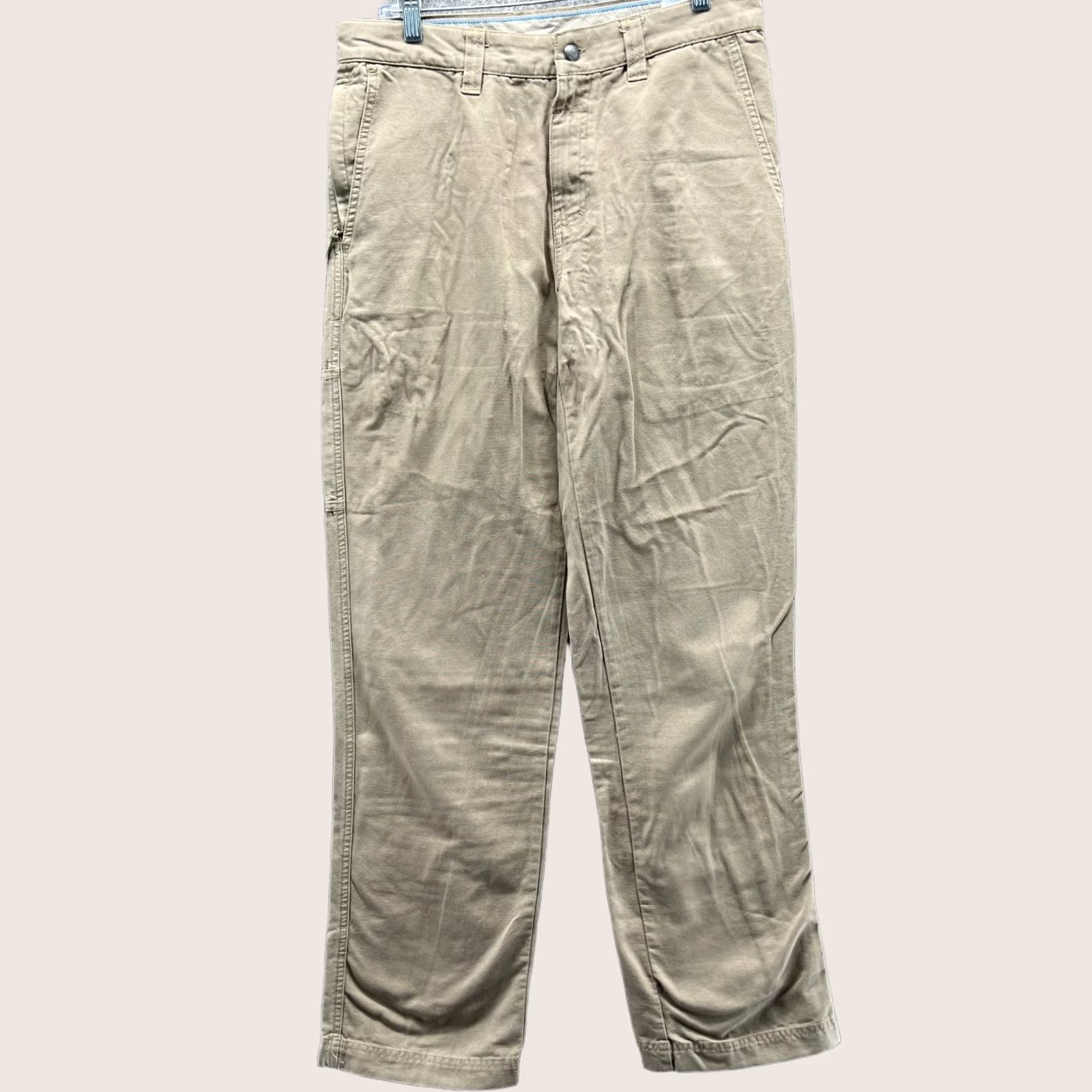 Vintage Columbia Pants Mens 32x34 Beige Cotton Blend Chino Regular Straight Pockets Vintage: No Size US 32 / EU 48 - 1 Thumbnail