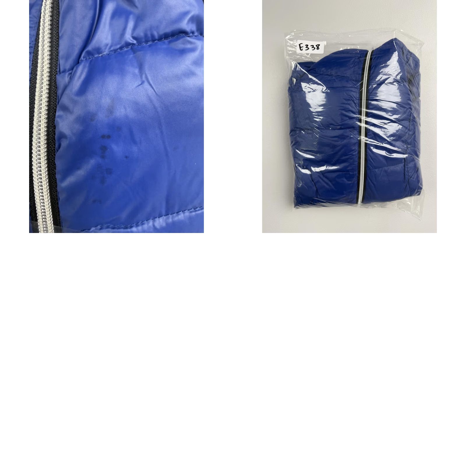 DKNY DKNY Jacket Womens M Blue Asymmetrical Zip Quilted Puffer Lightweight Mid-Length Casual Fall Winter Size M / US 6-8 / IT 42-44 - 8 Thumbnail