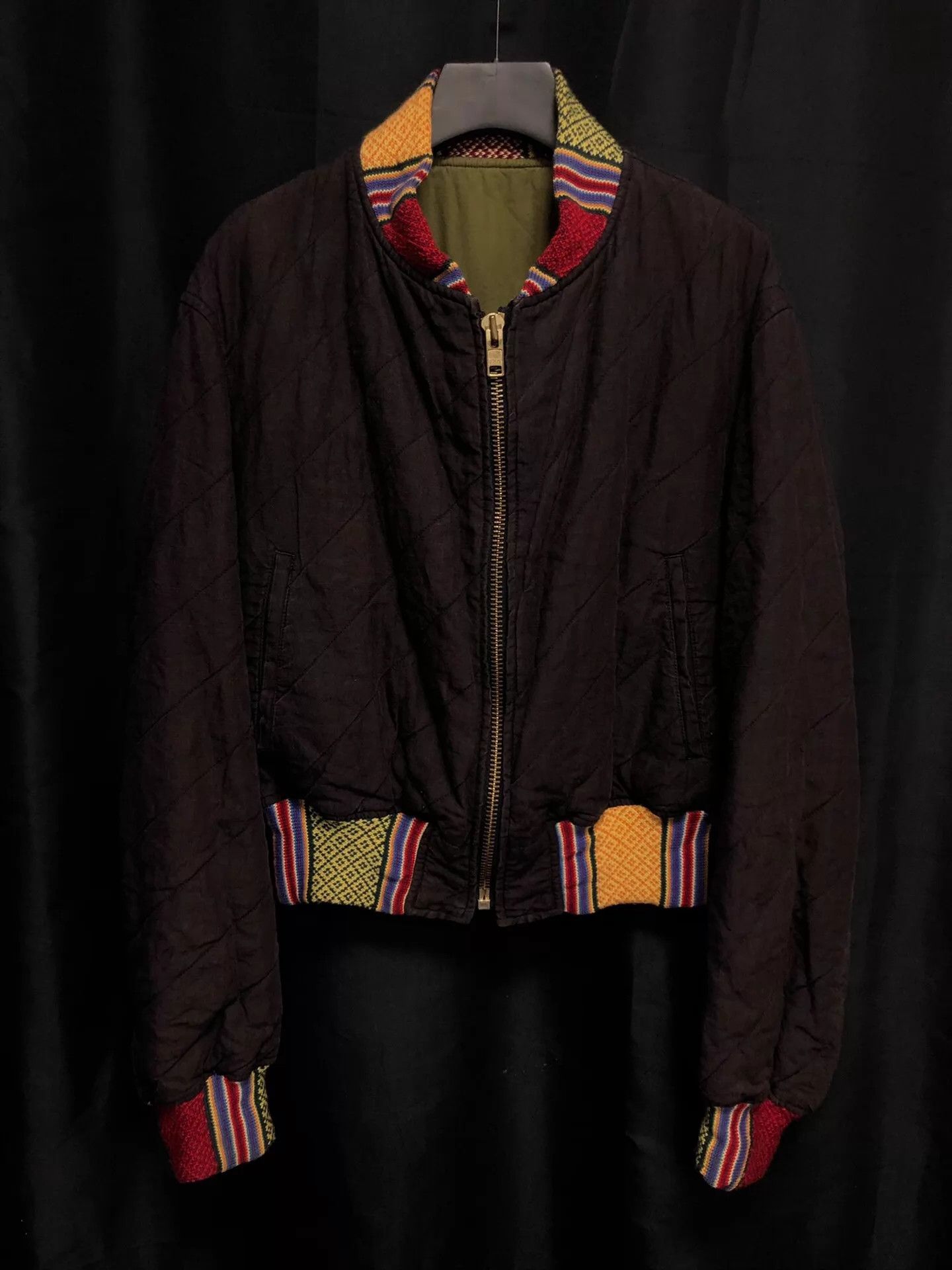 Yohji Yamamoto Yohji Yamamoto 93SS Cutting Swap Linen MA1 Jacket Size US M / EU 48-50 / 2 - 1 Thumbnail