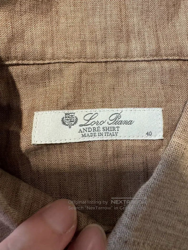 Loro Piana Loro Piana Solid color single-breasted long-sleeved shirt, Size XS / US 0-2 / IT 36-38 - 4 Thumbnail