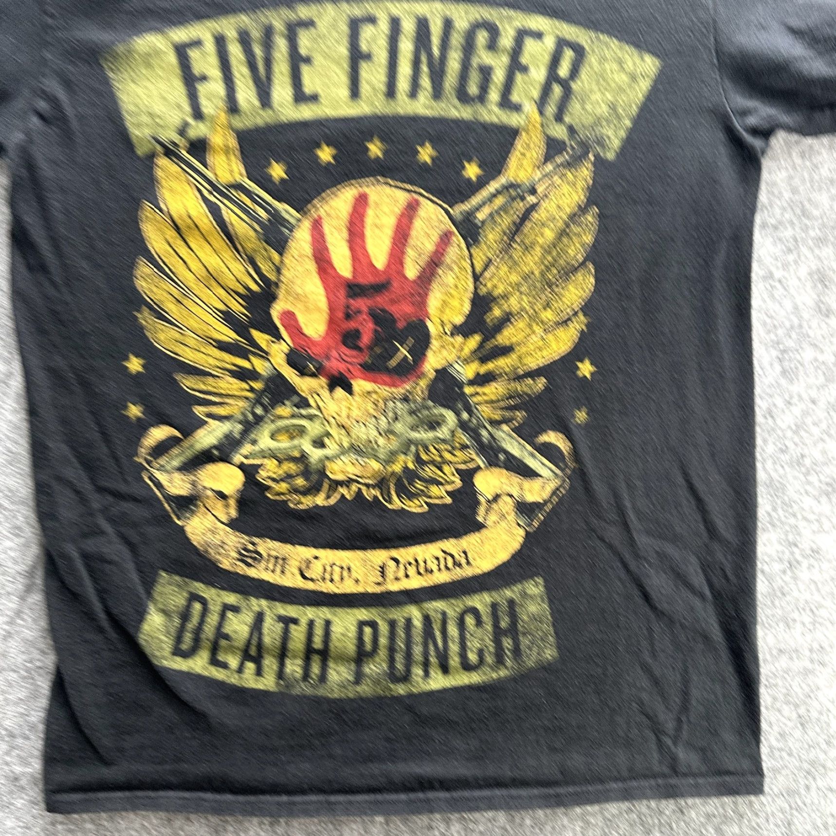 Bravado Five Finger Death Punch Shirt Mens M Black Skull Band Tee Sin City Nevada Rock Size US M / EU 48-50 / 2 - 6 Thumbnail