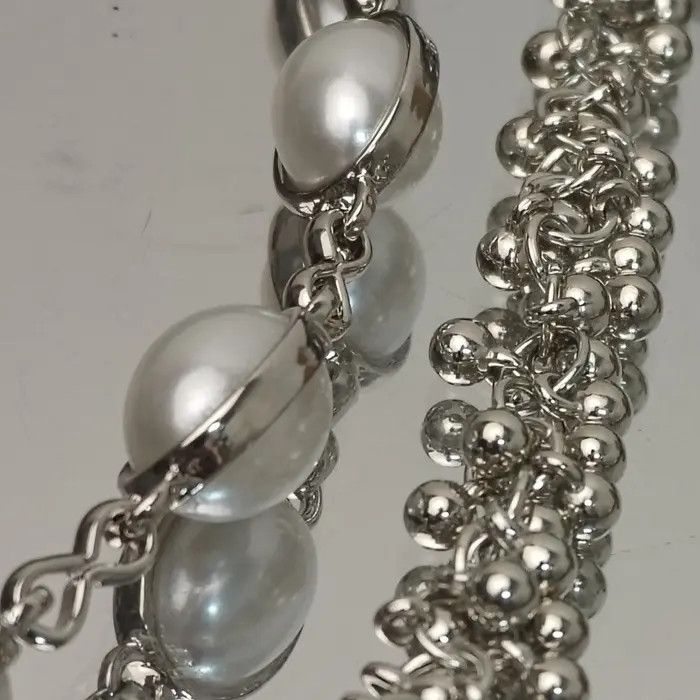 Jewelry D-Shape Pearl Pants Waist Chain Size ONE SIZE - 4 Thumbnail