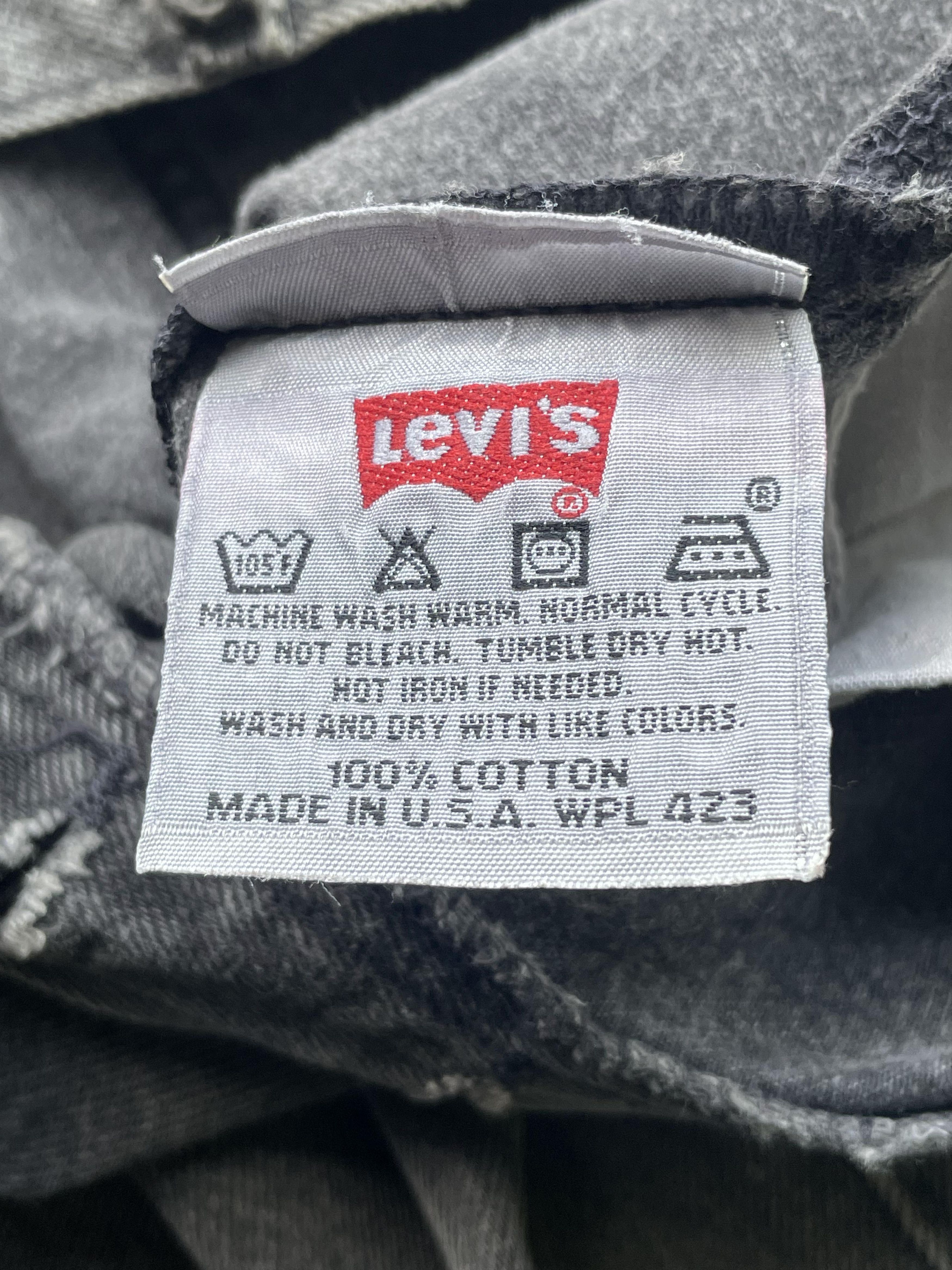 Levi's Vintage 1995 Levis 501 e Single R Distresed & Rework Size US 33 - 8 Thumbnail