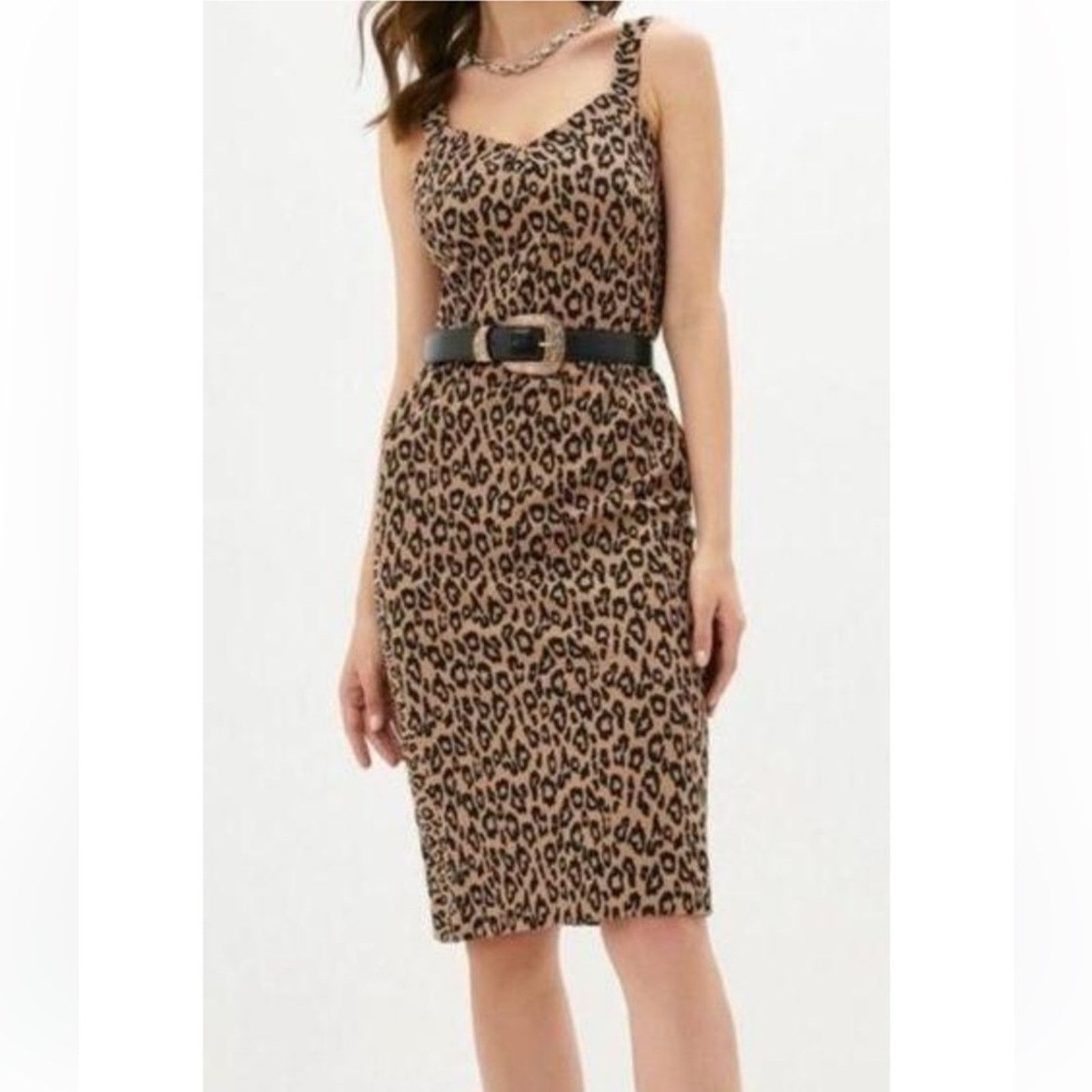 Banana Republic Banana Republic Sloan Sheath Dress – Animal Print – Size 0 Size XS / US 0-2 / IT 36-38 - 1 Thumbnail