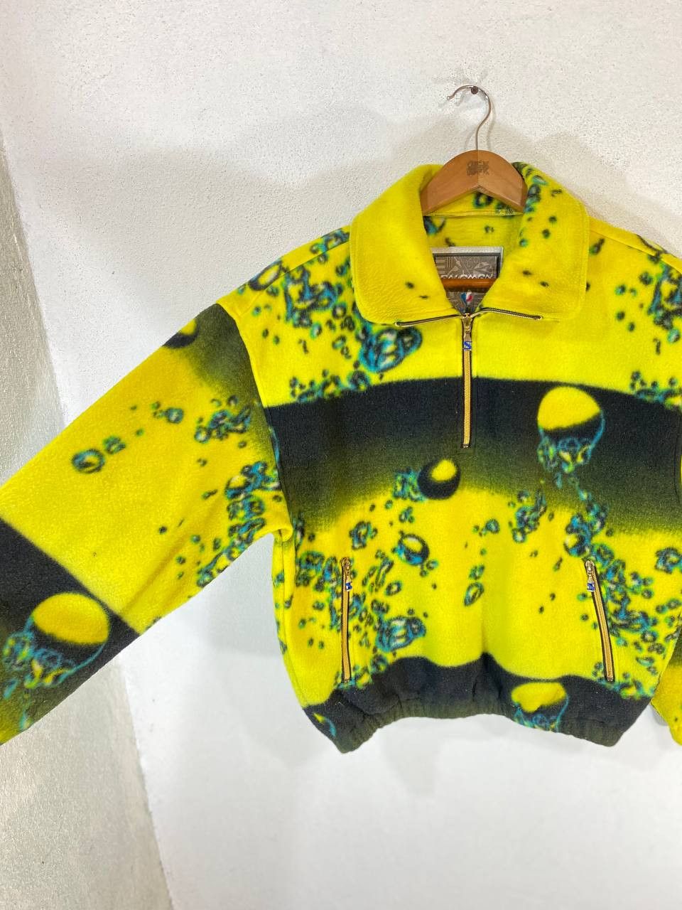 If Six Was Nine vintage salomon half zipper wool jacket very nice design Size US M / EU 48-50 / 2 - 5 Thumbnail