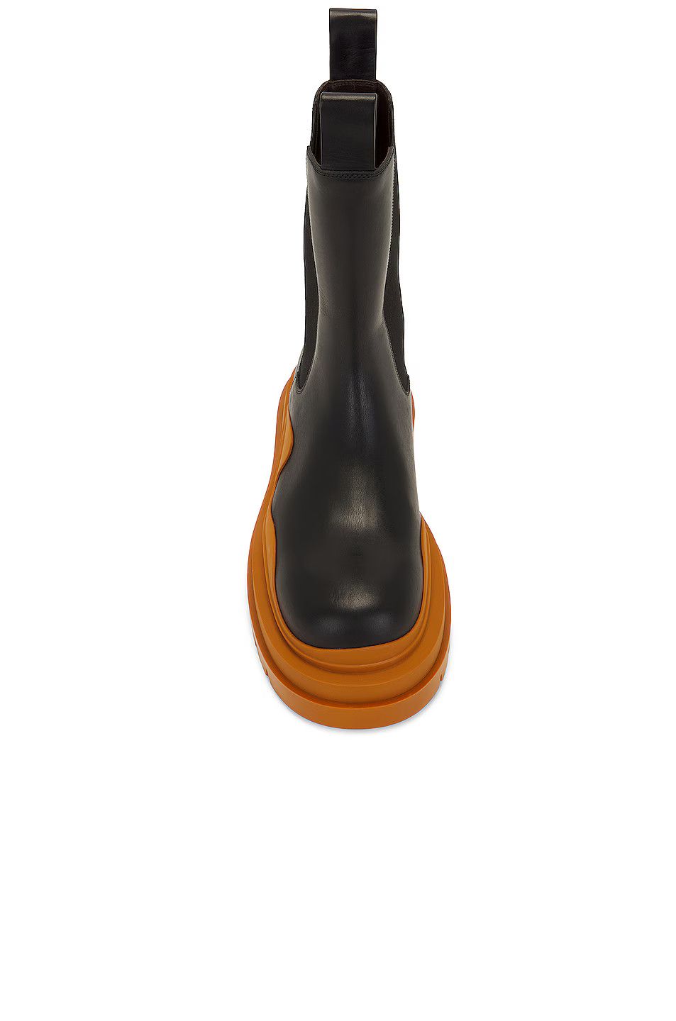 Bottega Veneta o1n1vont0924 Brown Sole Tire Ankle Chelsea Boot in Black Size US 9 / EU 42 - 4 Thumbnail