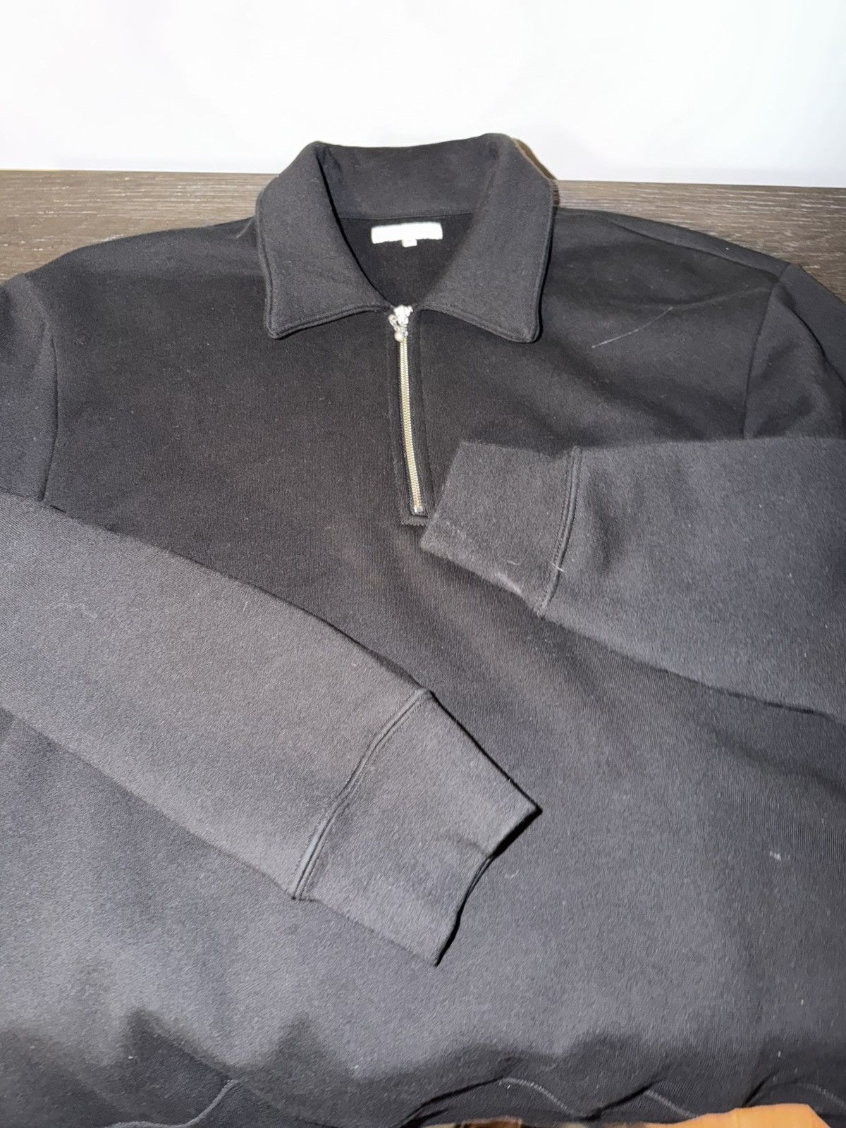 Lady white co. TOPPER 1/4 ZIP - black