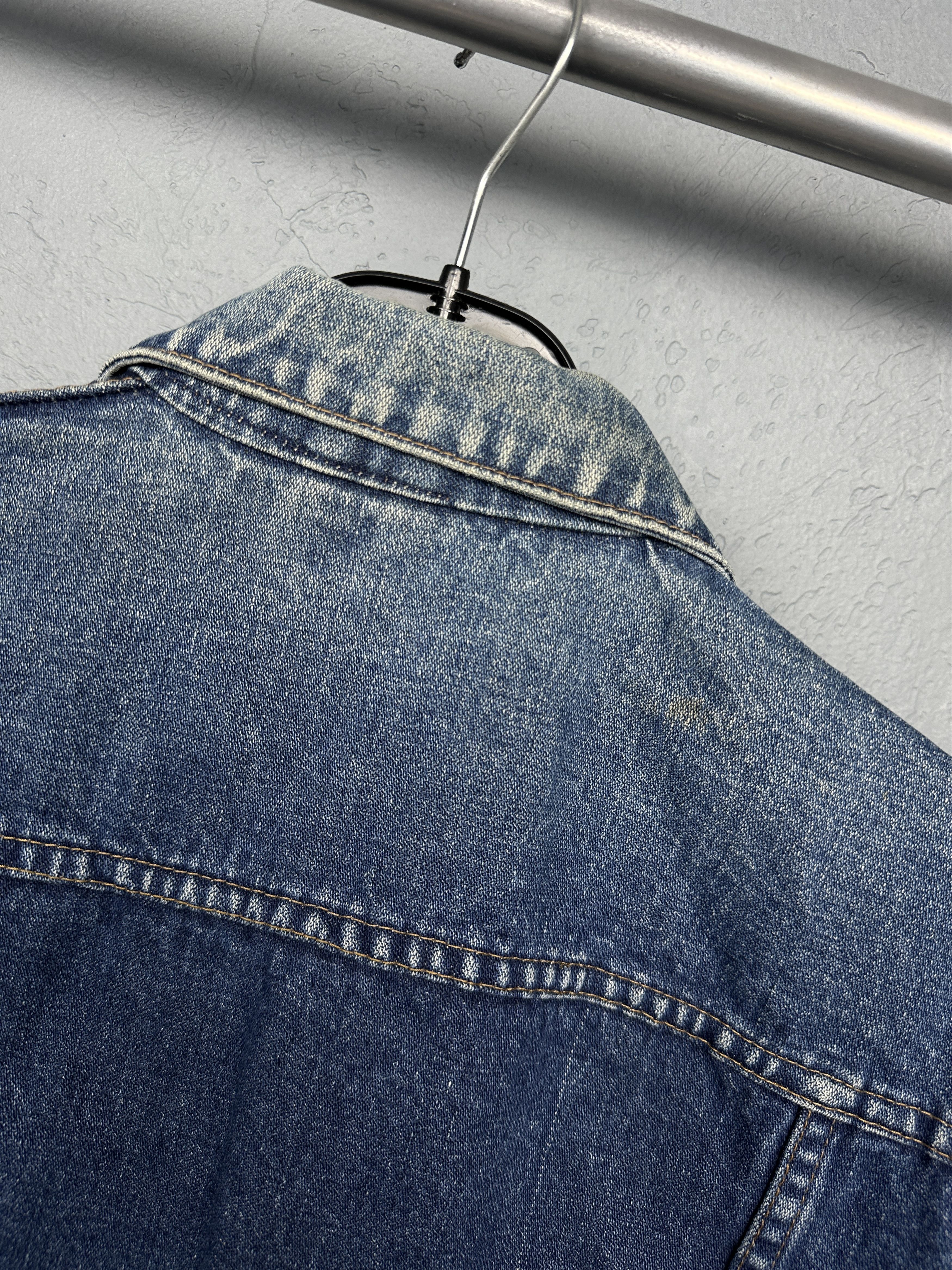 Wrangler Wrangler 90s Vintage Mens Denim Vest Made in Malta Size US M / EU 48-50 / 2 - 8 Thumbnail