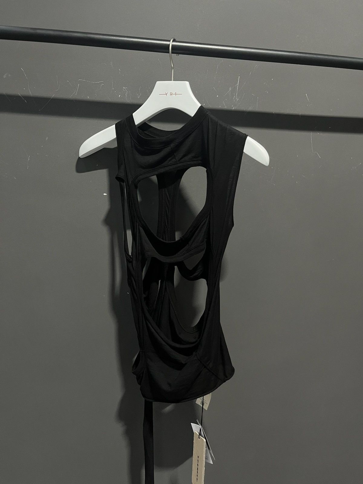 Rick Owens × Rick Owens Drkshdw rick Owens Drkshdw Membrance -I tank black Size S / US 4 / IT 40 - 1 Thumbnail