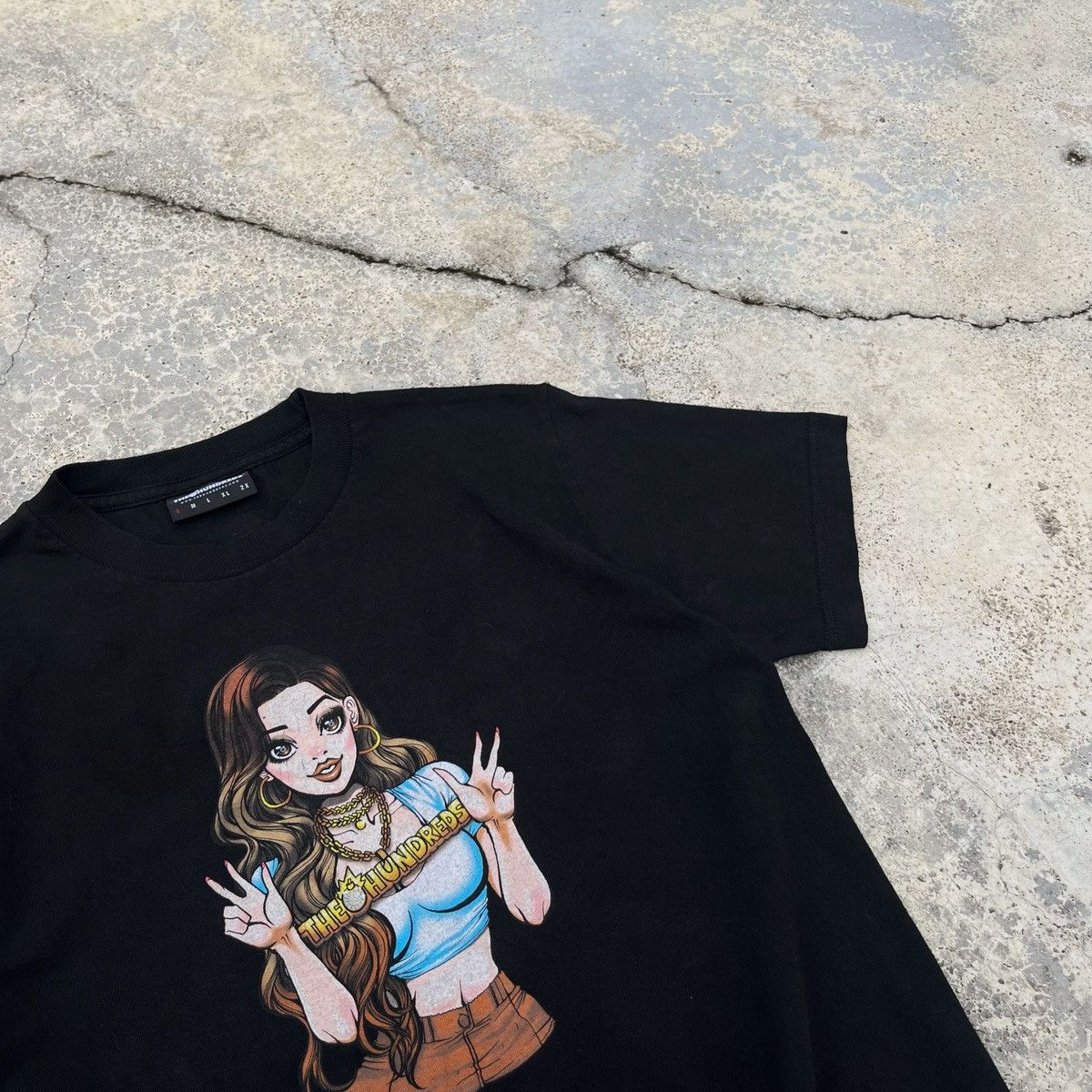 The Hundreds The Hundreds Sexy Girl Hook Up Design Tee Size US S / EU 44-46 / 1 - 2 Thumbnail