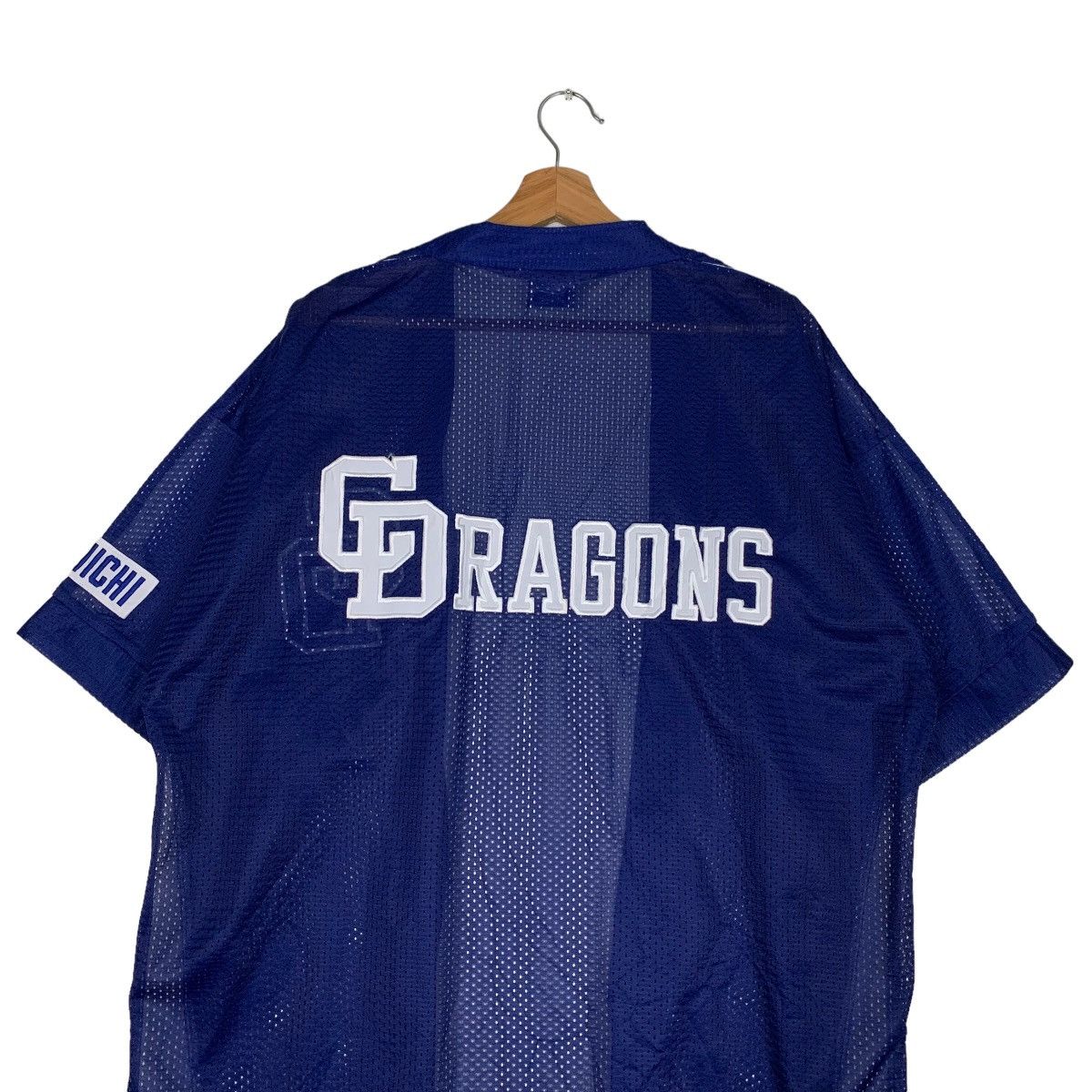 Japanese Brand CHUNICHI DRAGONS Japan Baseball Team Jersey #0498-C23 Size US M / EU 48-50 / 2 - 8 Thumbnail