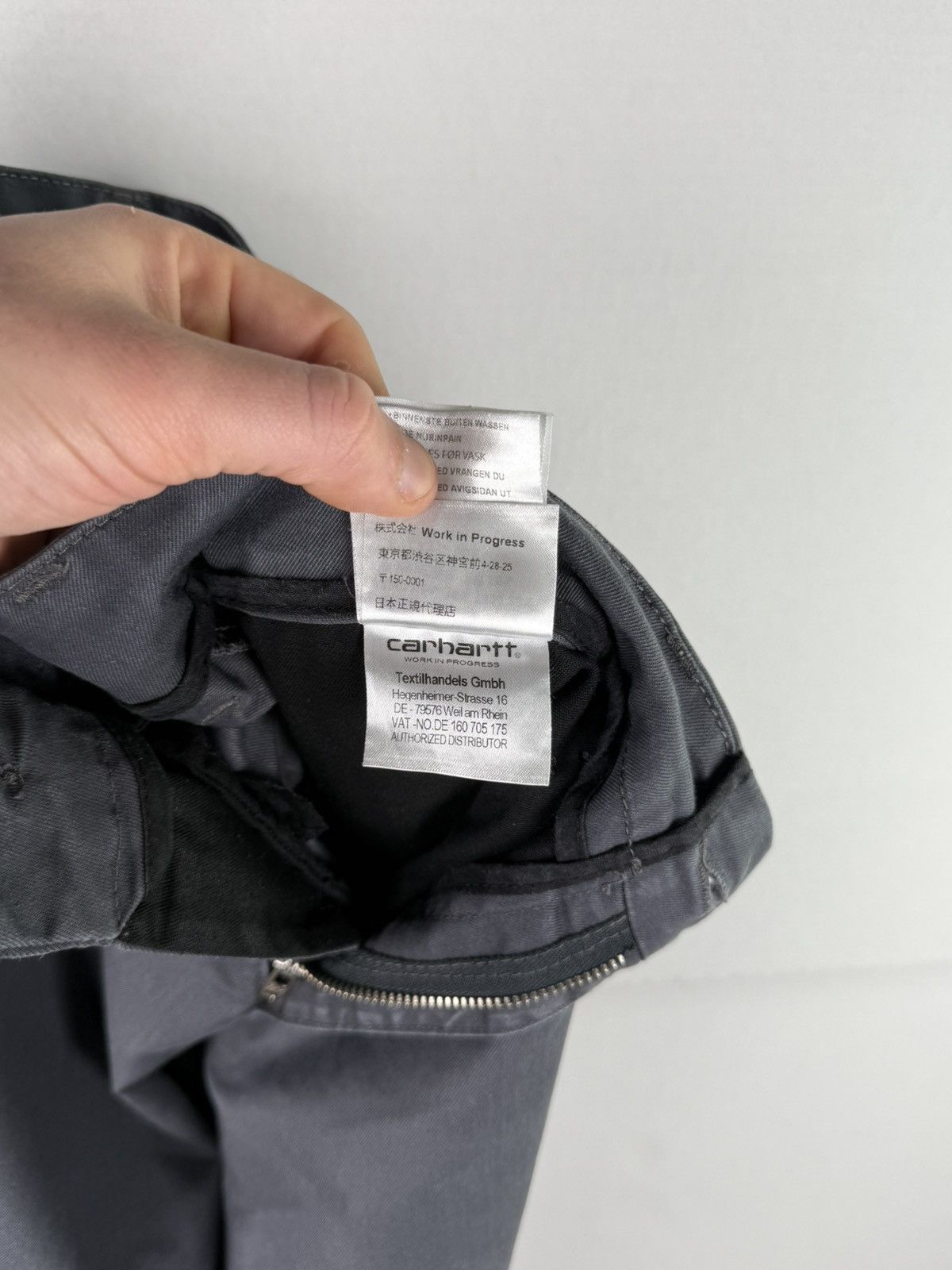 Carhartt Wip Carhartt WIP Sid Pant Grey Slim Fit Streetwear Essential Size US 31 - 6 Thumbnail