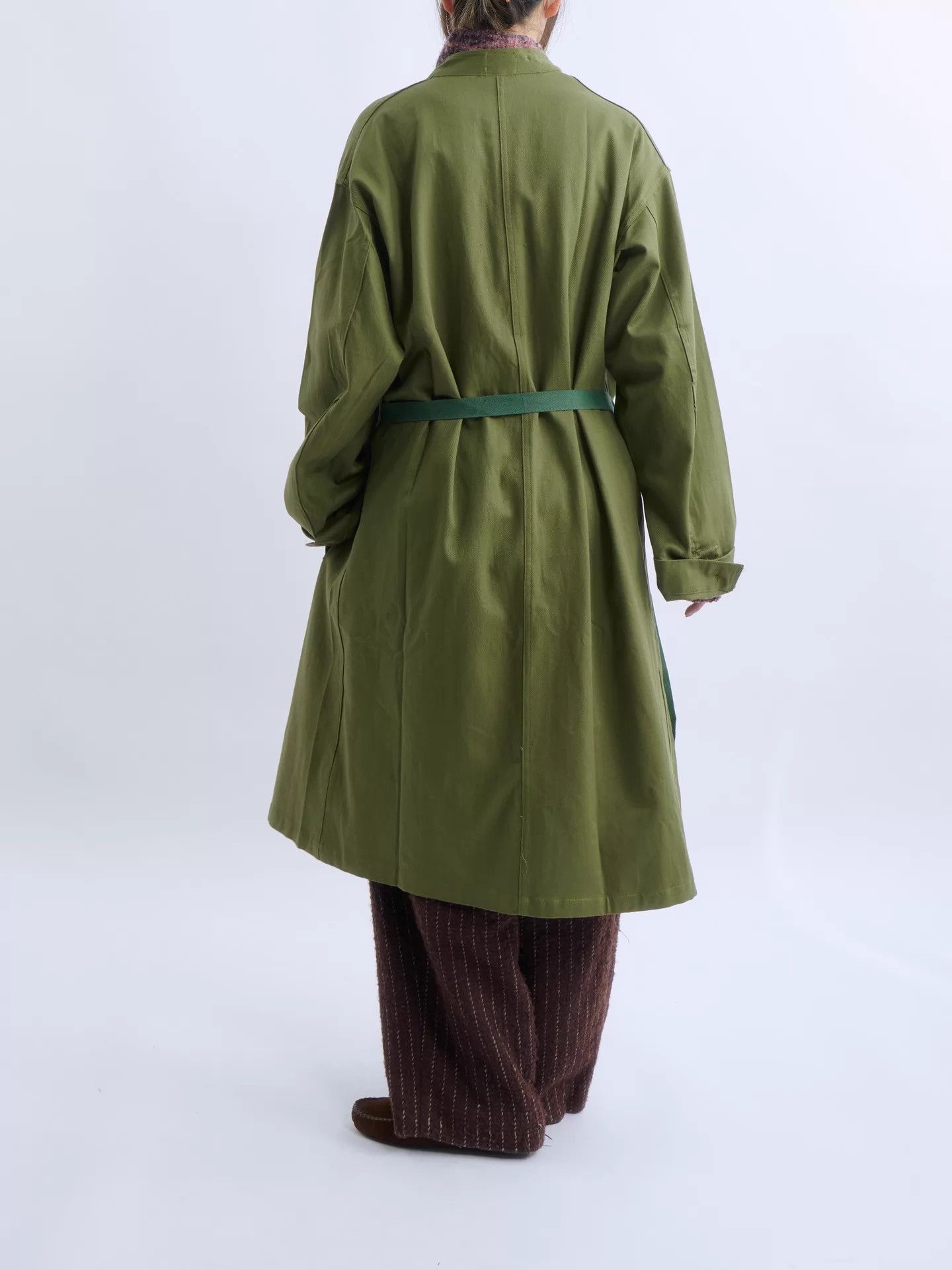 Other British Army 60s Wartime Nurse Waist-Tie Gown Deadstock M Size US M / EU 48-50 / 2 - 3 Thumbnail