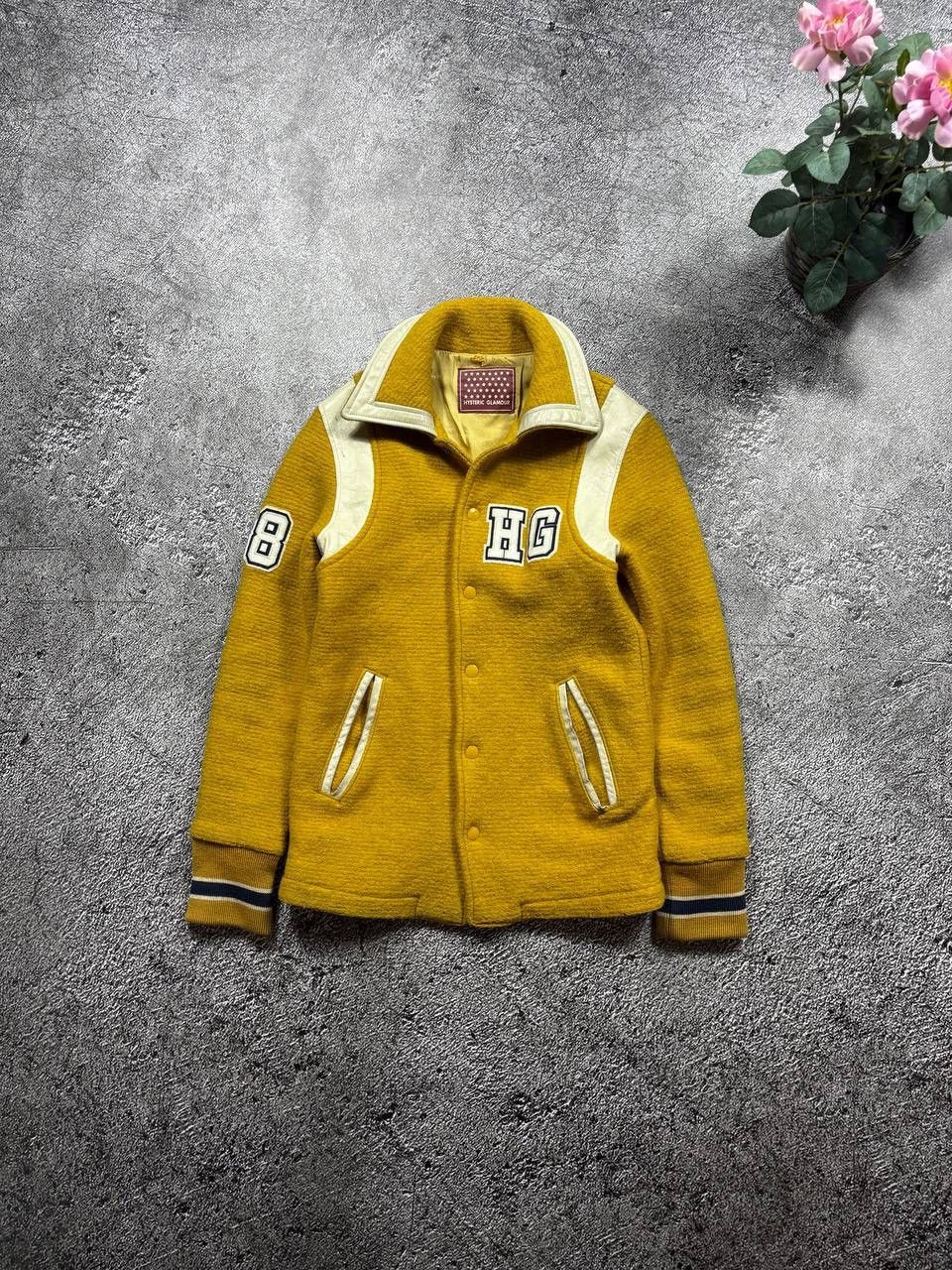 Hysteric Glamour HYSTERIC GLAMOUR ARCHIVE HEAVY WOOL VARSITY JACKET JAPAN Size S / US 4 / IT 40 - 1 Thumbnail