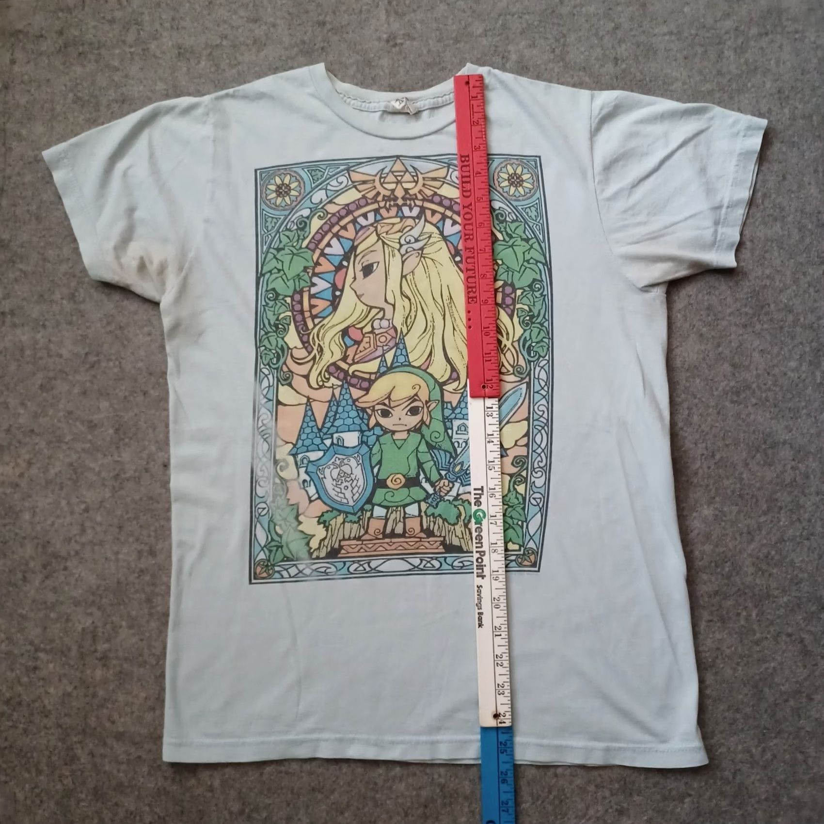 Nintendo Nintendo Zelda T Shirt Womens Medium Green Graphic Short Sleeve 2010-2019 Bay Island Adult Womens SS Crew Neck Logo All Seasons Size M / US 6-8 / IT 42-44 - 7 Thumbnail