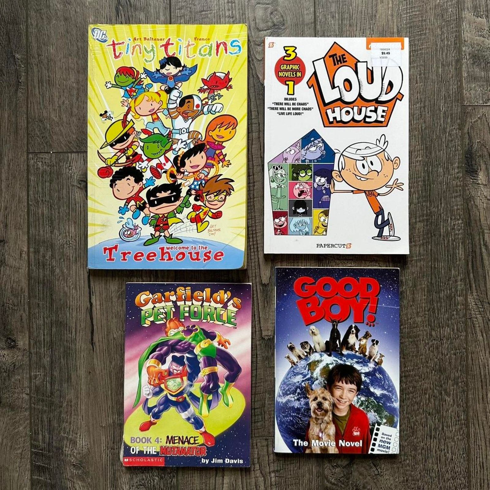 DC Comics × Nickelodeon × Vintage Loud House Garfield Pet Force DC Tiny Titans Comic Book Lot Size ONE SIZE - 1 Thumbnail