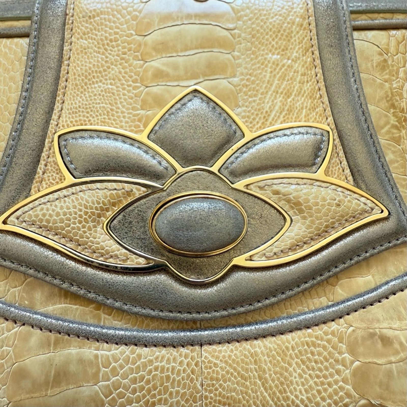 Judith Leiber JUDITH LEIBER lux exotic skin ostrich Vintage Retail 2800$ Size ONE SIZE - 5 Thumbnail