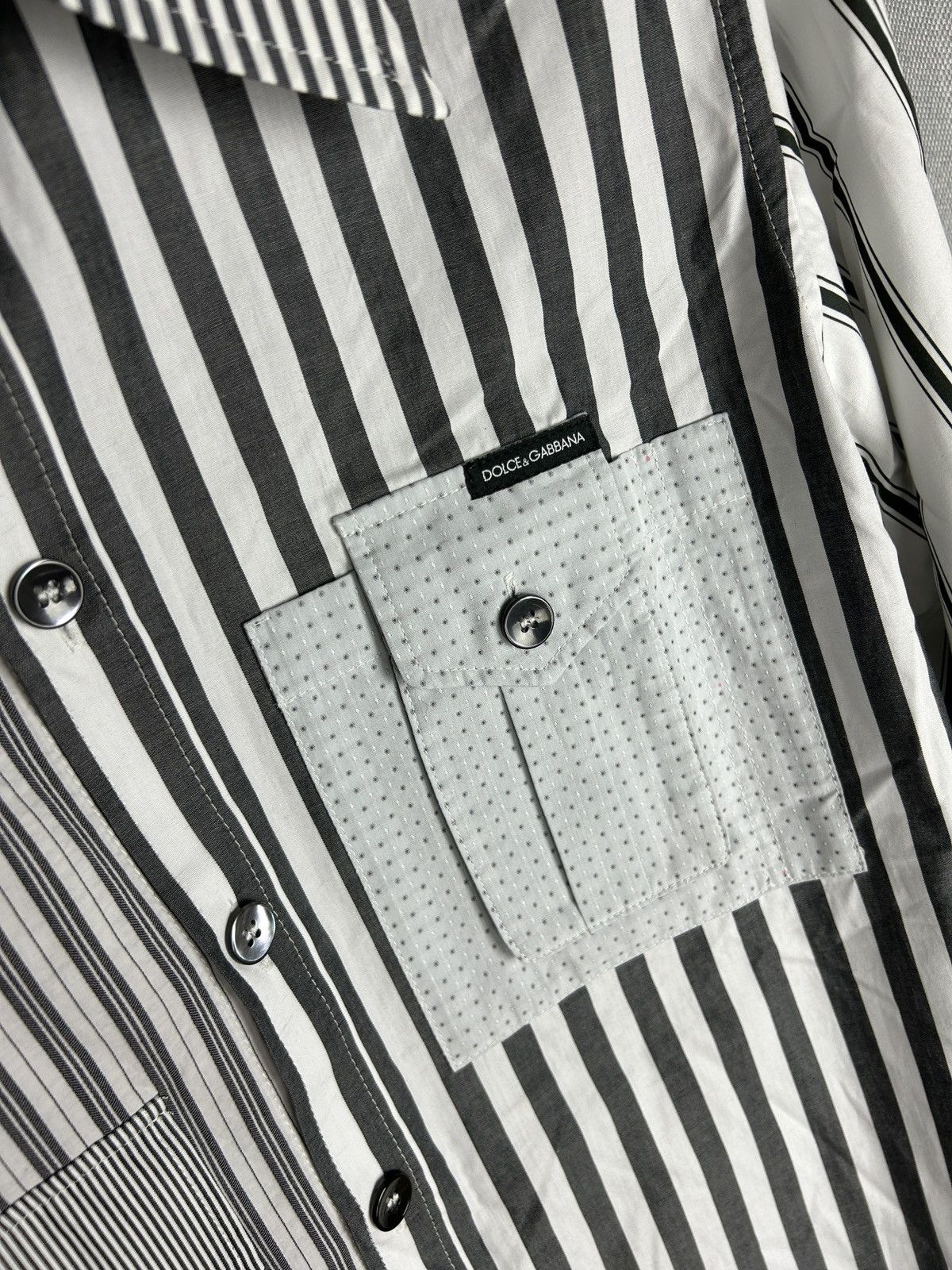Dolce & Gabbana Dolce & Gabbana striped cargo set shirt+pants Size US 36 / EU 52 - 4 Thumbnail