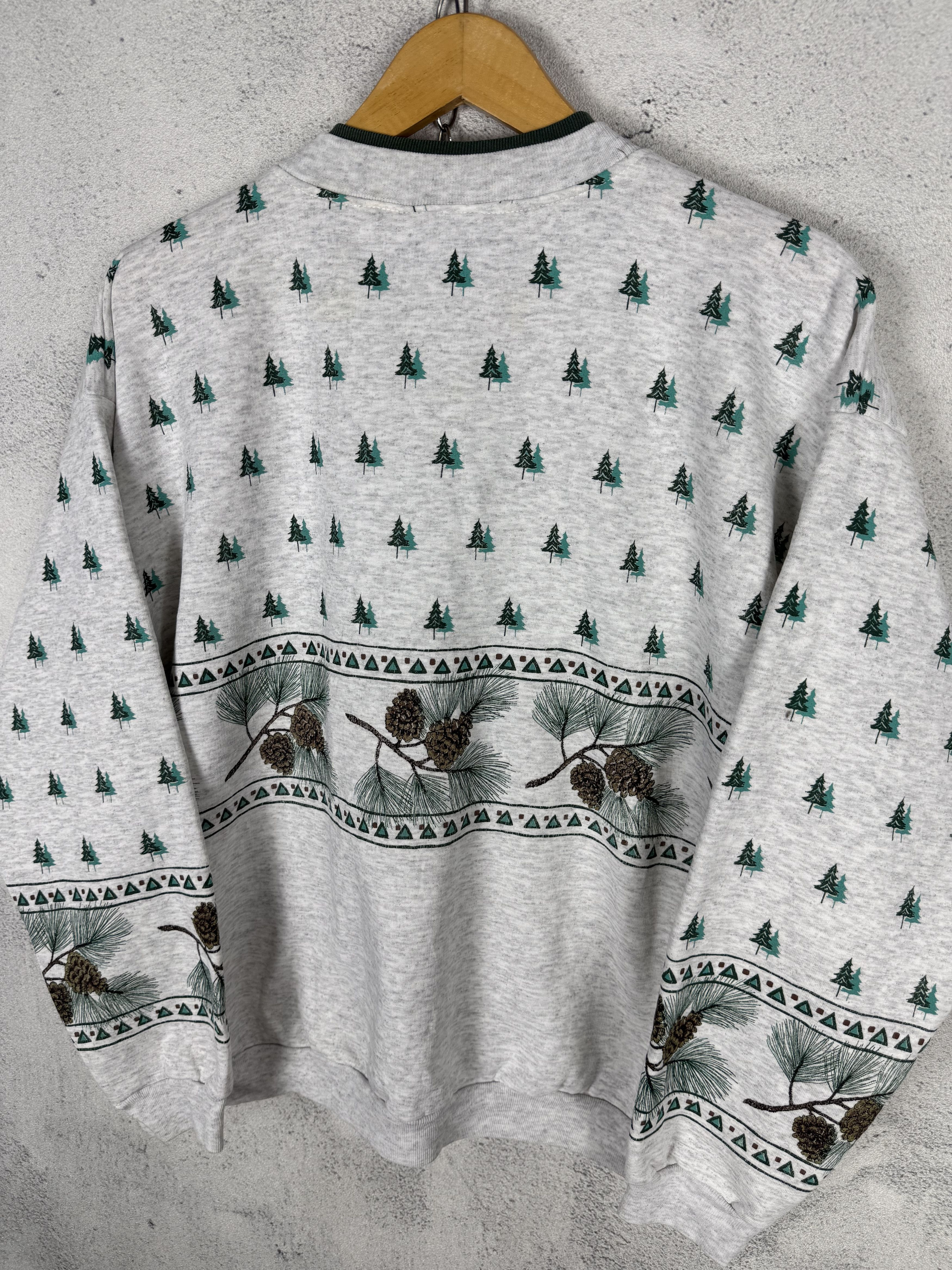 Vintage Vintage 90s Artisans Sunschein Forest Pinecone Sweatshirt Size US M / EU 48-50 / 2 - 3 Thumbnail