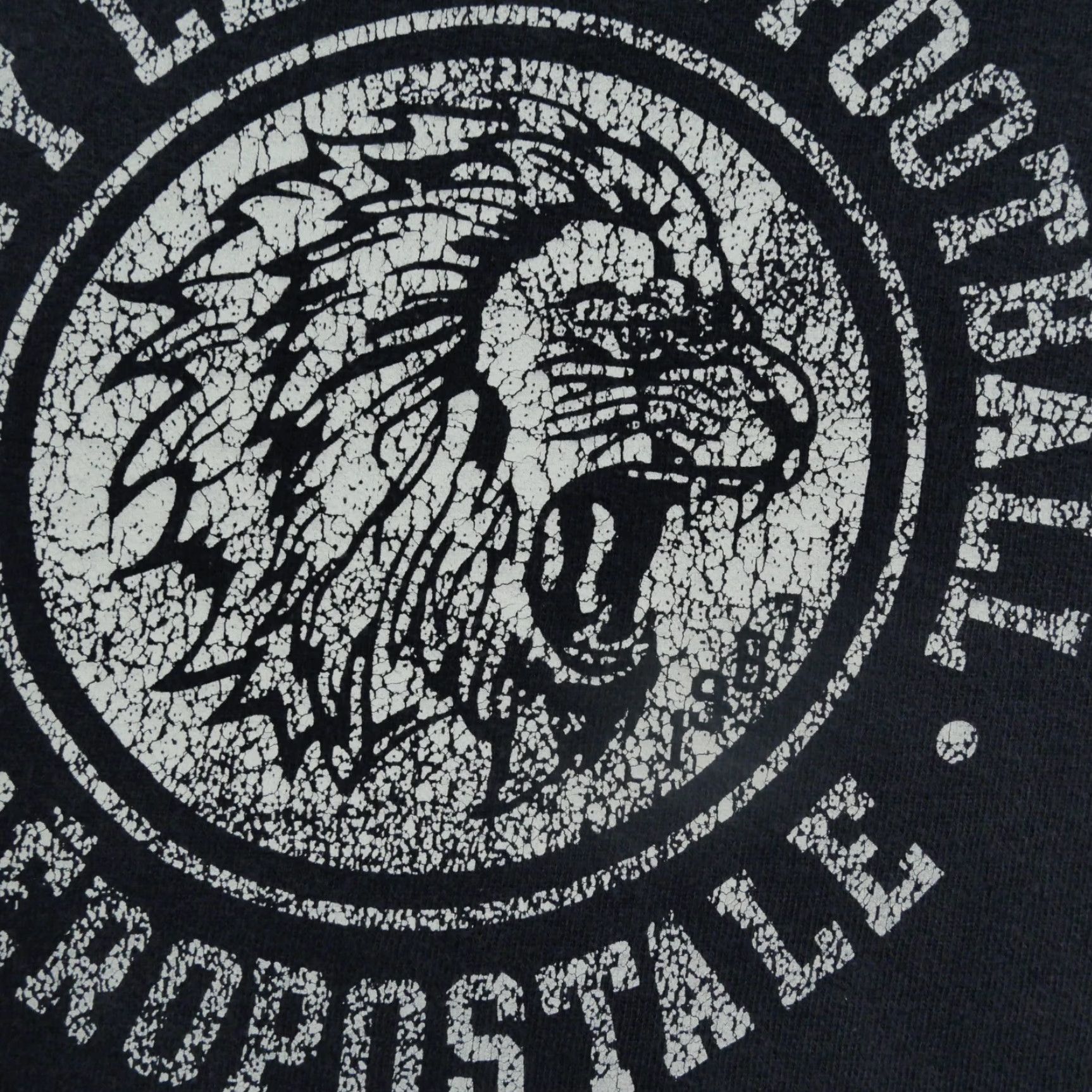 Aeropostale VINTAGE Aeropostale Hoodie Mens XL Blue Pullover Distressed Grunge Football 90s Y2K Logo Hooded Size US XL / EU 56 / 4 - 3 Thumbnail