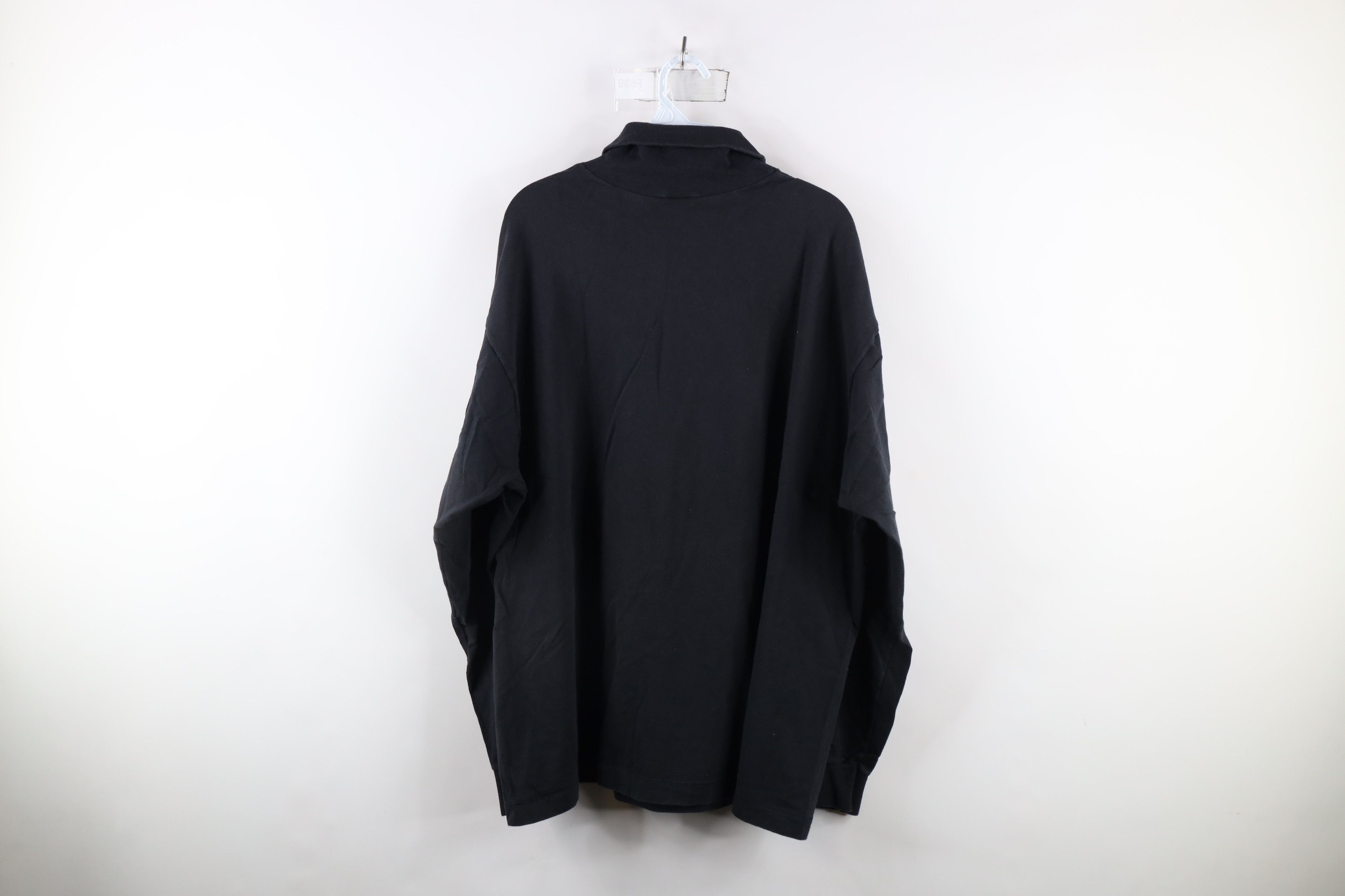 Vintage Vintage 90s Streetwear Long Sleeve Turtleneck T-Shirt Black Size US XXL / EU 58 / 5 - 9 Thumbnail