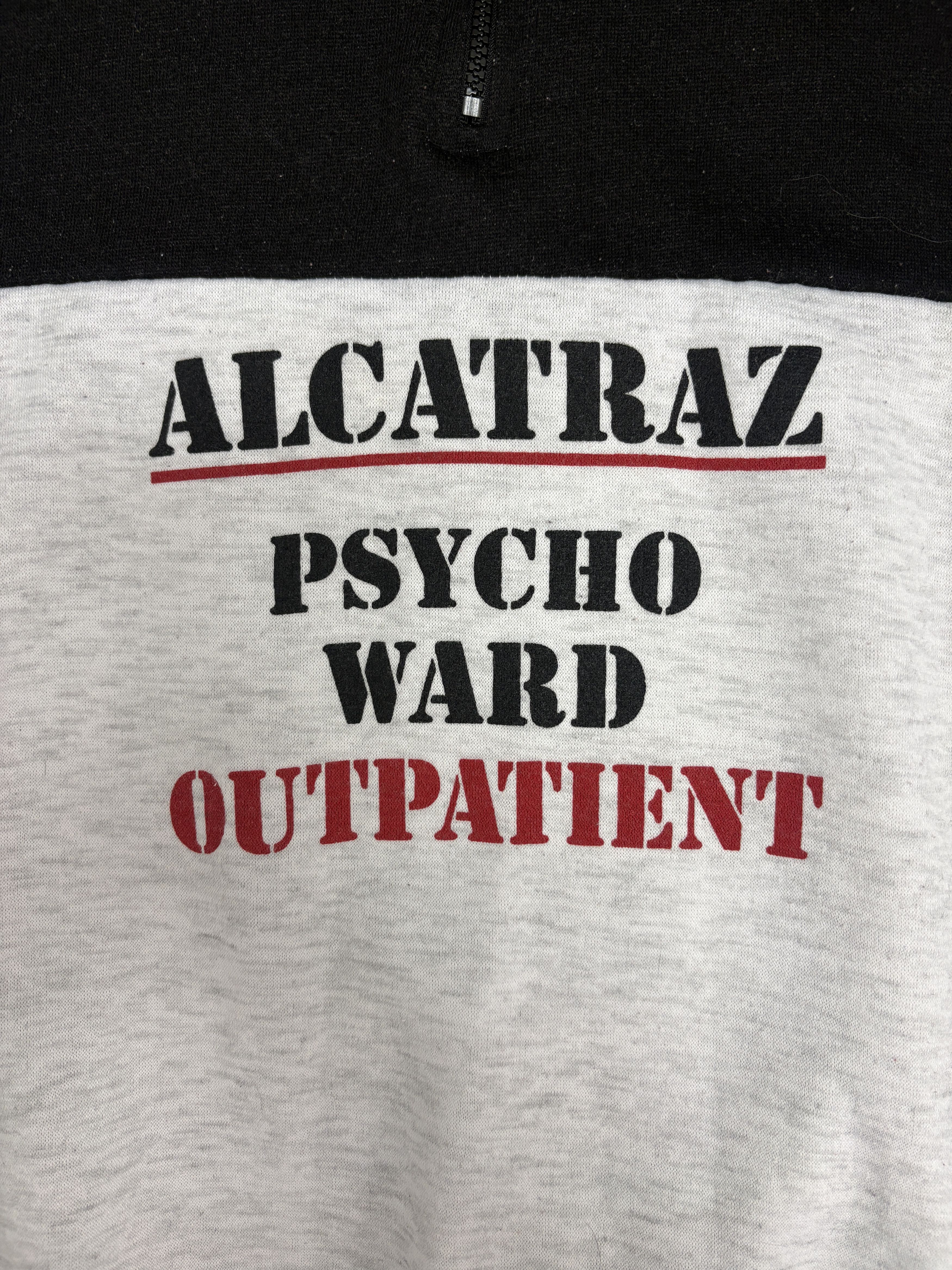 Vintage Alcatraz Psycho Ward Outpatient Vintage Quarter Zip Size US XL / EU 56 / 4 - 2 Thumbnail