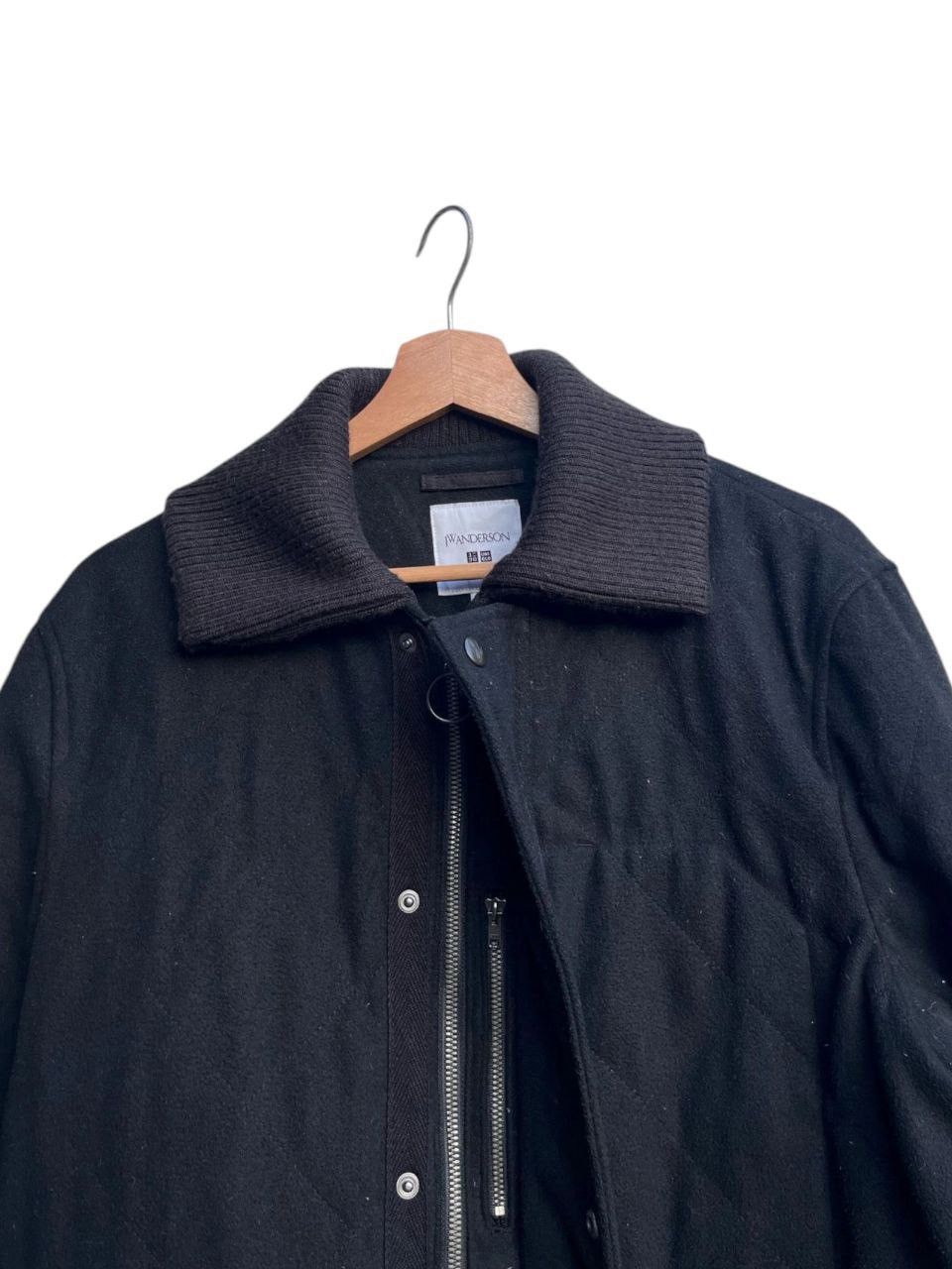 JW Anderson × Japanese Brand JW Anderson x Uniqlo Black Wool-Blend Quilted Jacket Size US L / EU 52-54 / 3 - 9 Thumbnail