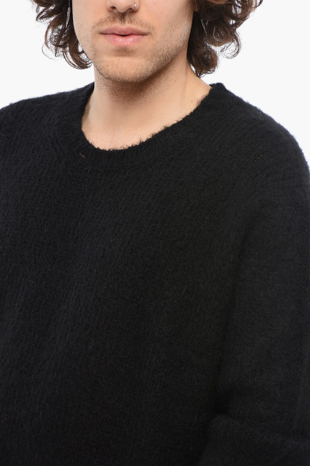 1989 STUDIO og1mm0725 Oversized Crewneck Sweater in Black Size US S / EU 44-46 / 1 - 3 Thumbnail