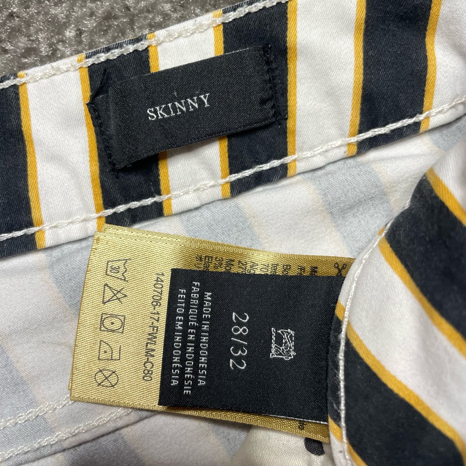Scotch & Soda NWOT Scotch & Soda La Bohemienne Striped Skinny Pants Size 28" / US 6 / IT 42 - 6 Thumbnail