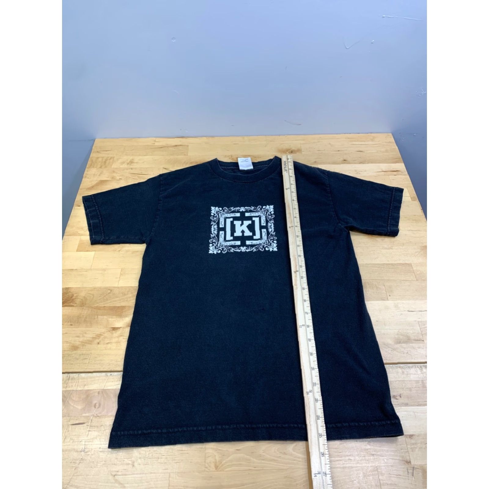 Krewe VINTAGE Krew Shirt Mens S Black Logo Y2K Skate Grunge Punk 90s Vintage Mens S Black Logo Shirt Size US S / EU 44-46 / 1 - 5 Thumbnail