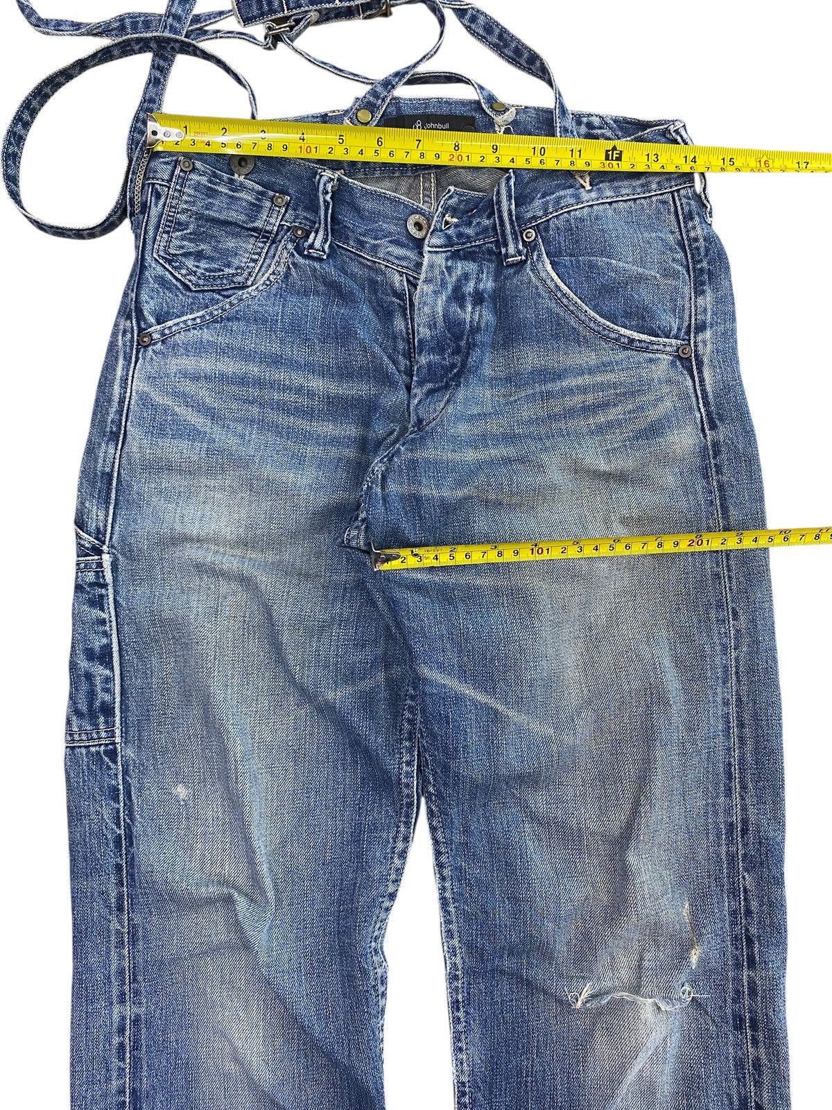 Johnbull Johnbull Light Blue Wash Style Suspenders Denim Size US 28 / EU 44 - 5 Thumbnail