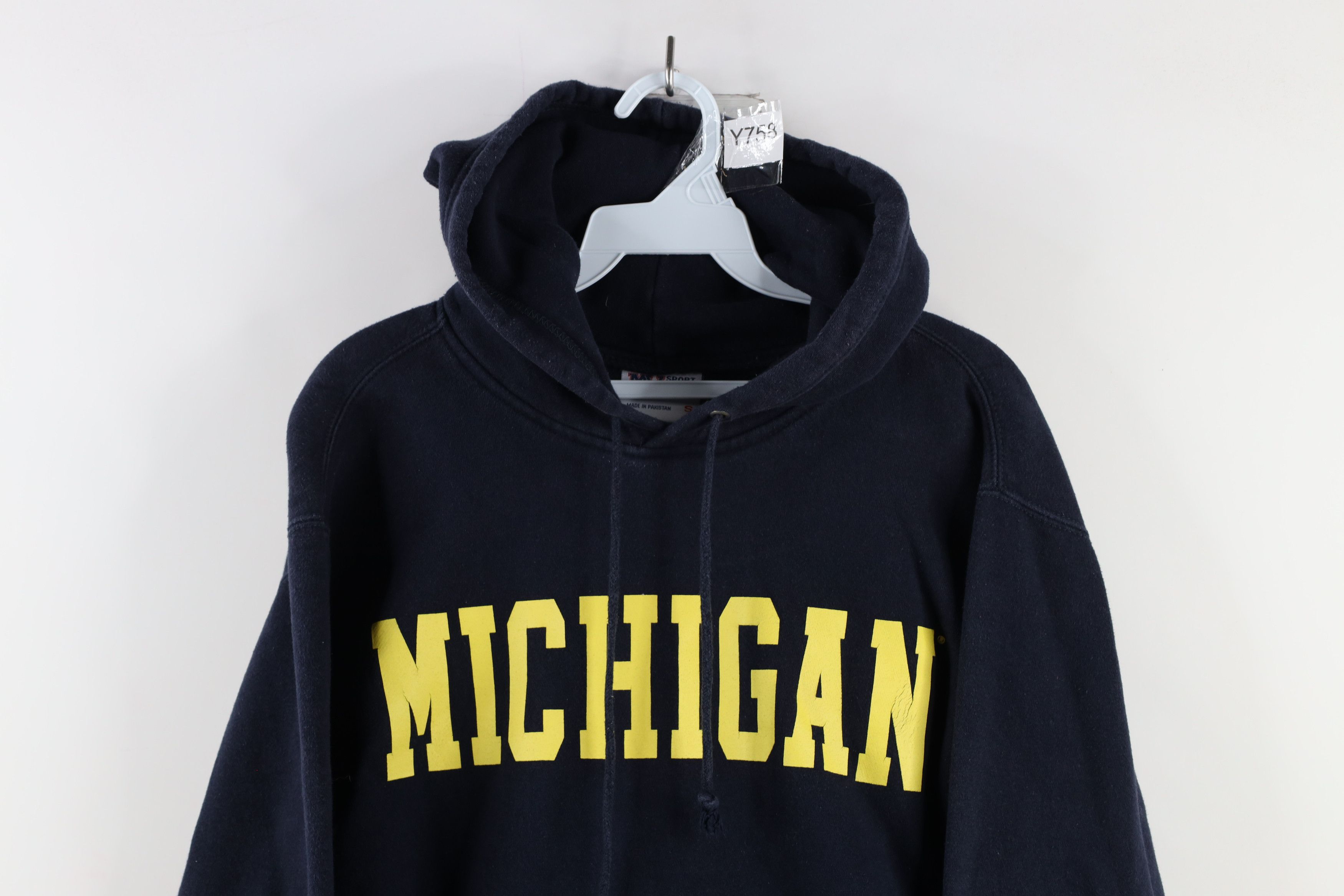 Vintage Vintage Out University of Michigan Hoodie Sweatshirt Blue Size US S / EU 44-46 / 1 - 2 Thumbnail