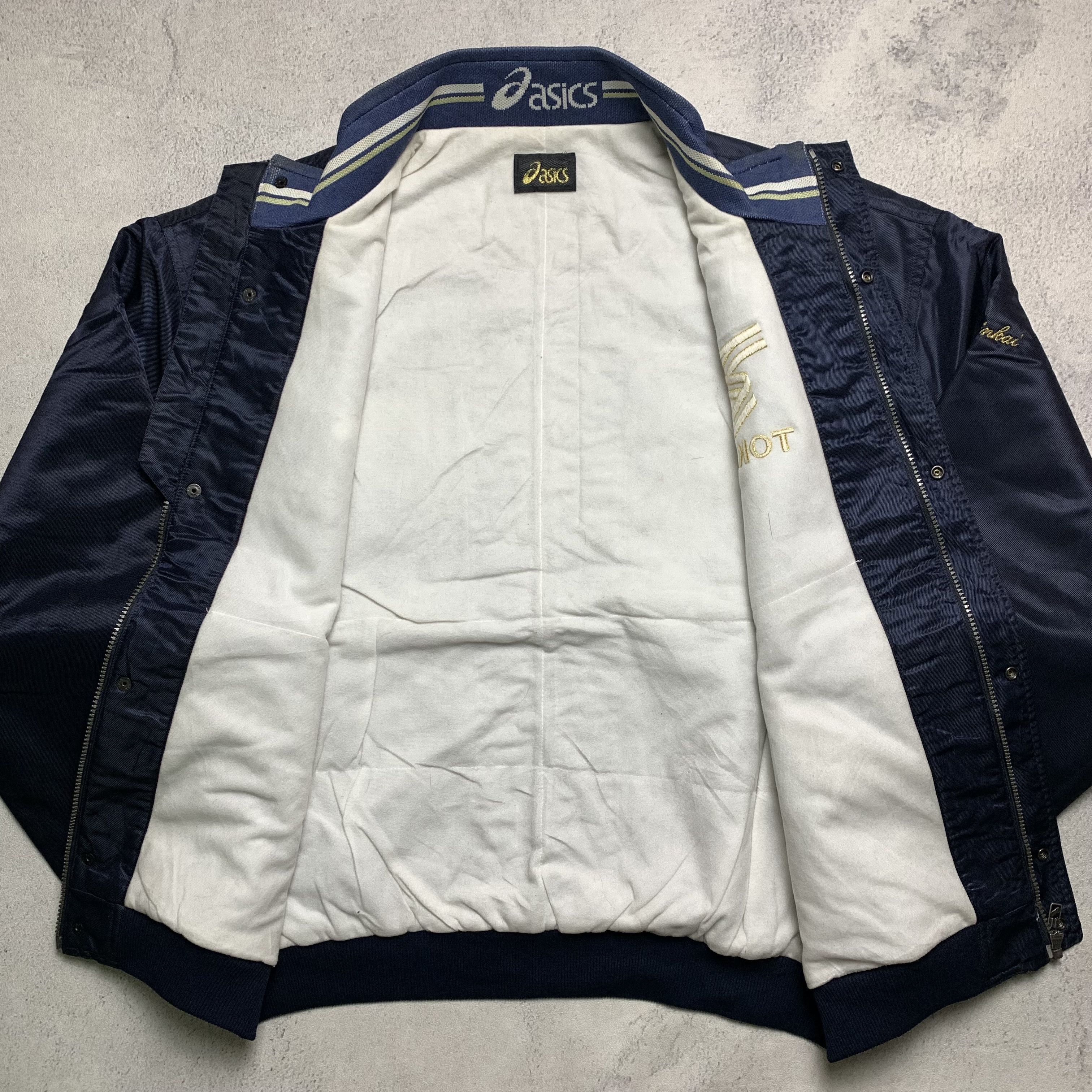 Asics Vintage Asics Tokai Baseball Jacket Size US XL / EU 56 / 4 - 4 Thumbnail