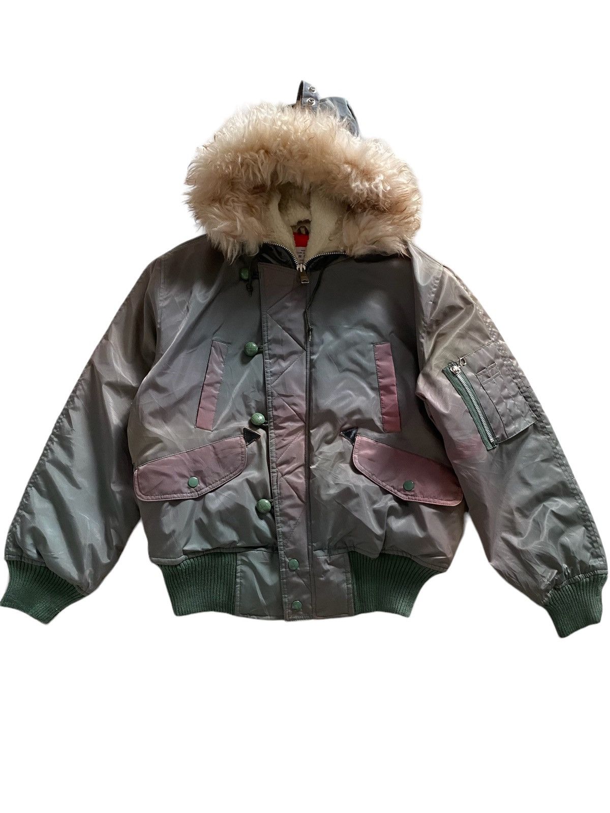 Alpha Industries Vintage AIR FORCE FUR AW82( USAF) jacket flyers nice design Size US M / EU 48-50 / 2 - 4 Thumbnail