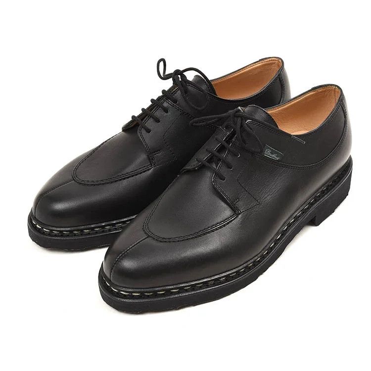 Paraboot o1s22i1n1224 Avignon Lace-up Shoes in Black Size US 7.5 / EU 40-41 - 2 Thumbnail