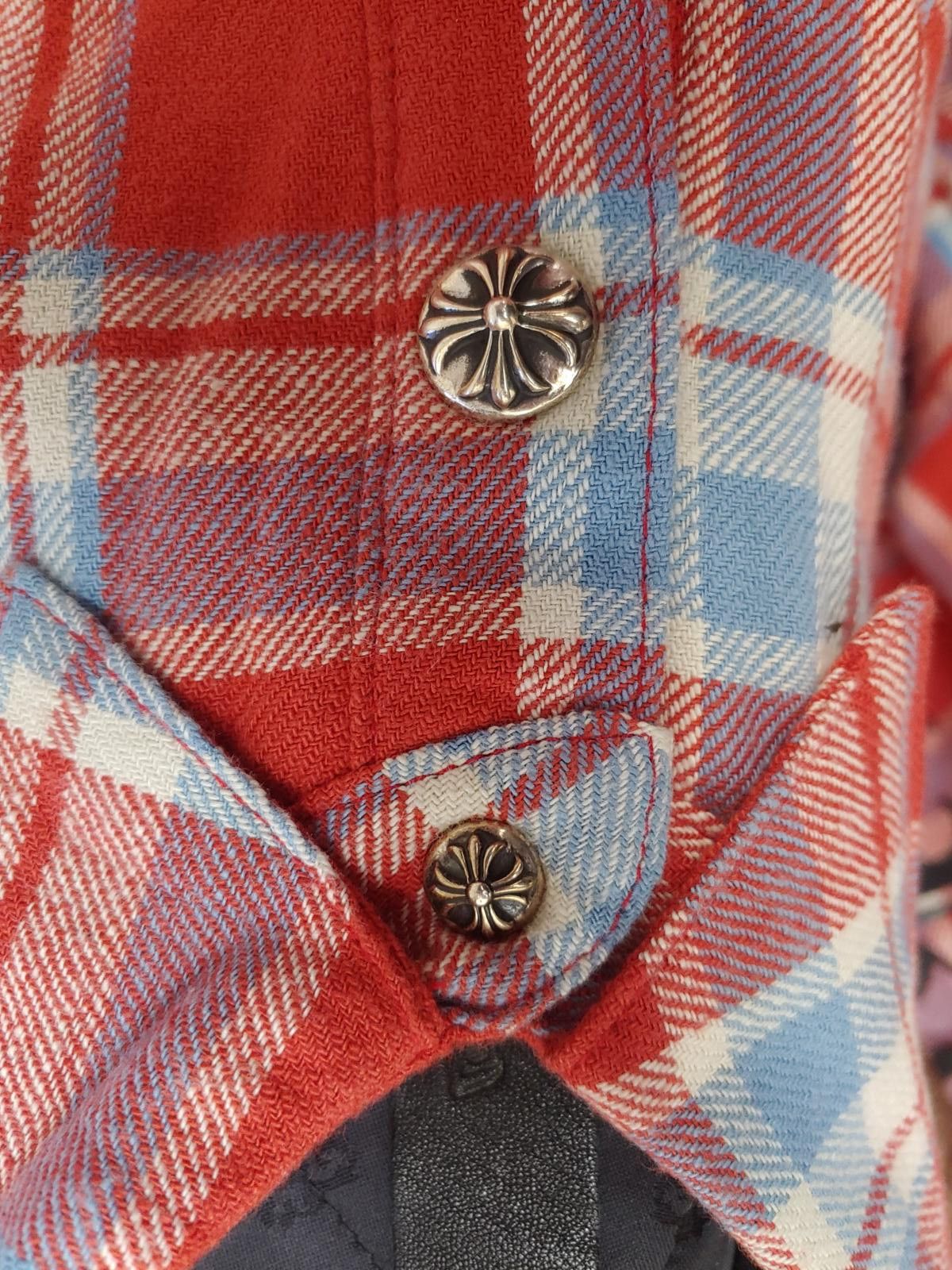 Chrome Hearts Chrome Hearts Padded Flannel Shirt Size ONE SIZE - 7 Thumbnail