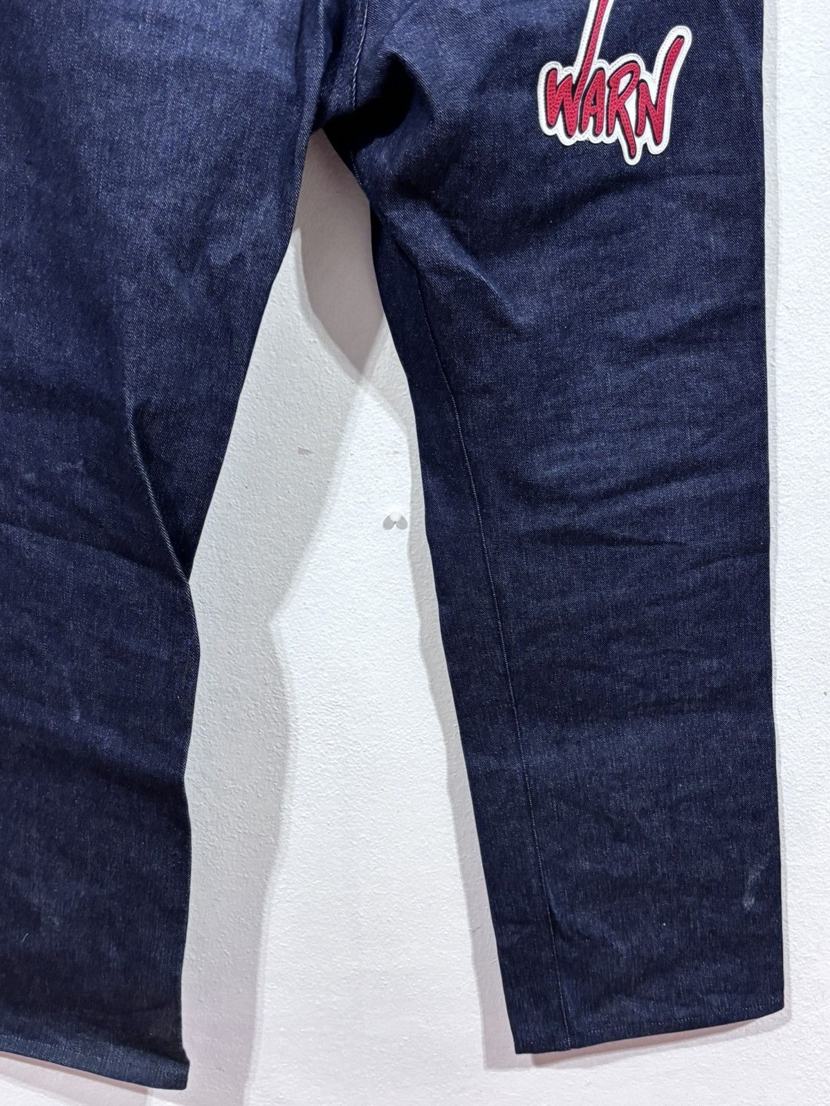 Matty Boy Matty Boy Blue Anti Promo Patch Jeans Size US 34 / EU 50 - 3 Thumbnail