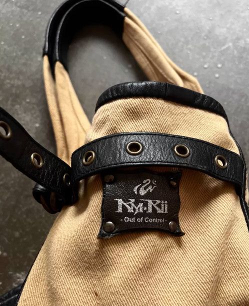KMRii KMRii Early Rivet & Drawstring Denim Tote Bag Size ONE SIZE - 9 Thumbnail