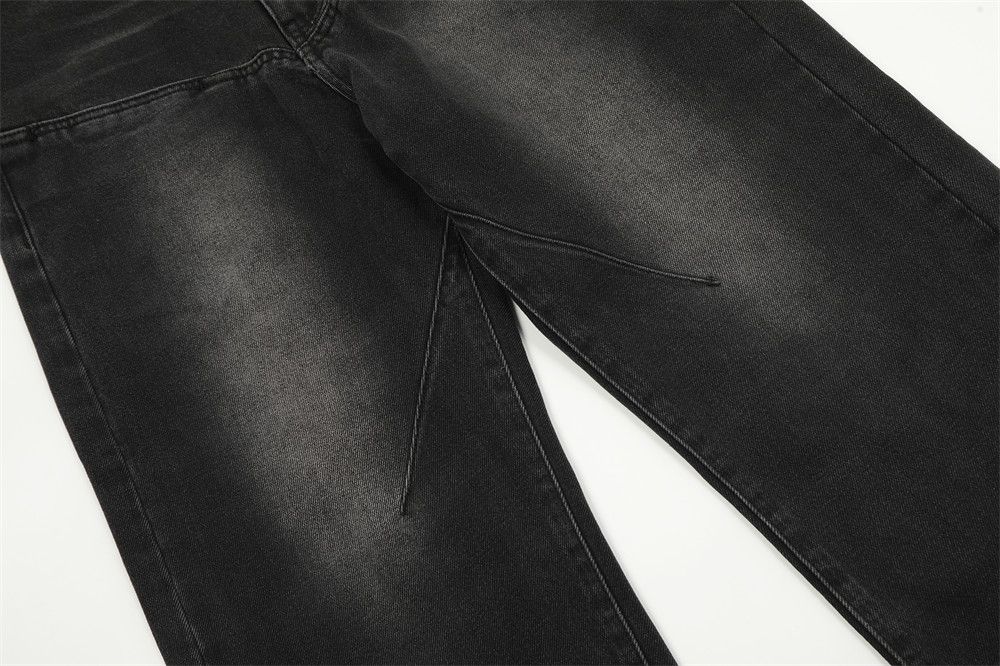 Japanese Brand × Jean Street vintage washed distressed straight loose jeans Size US 32 / EU 48 - 6 Thumbnail