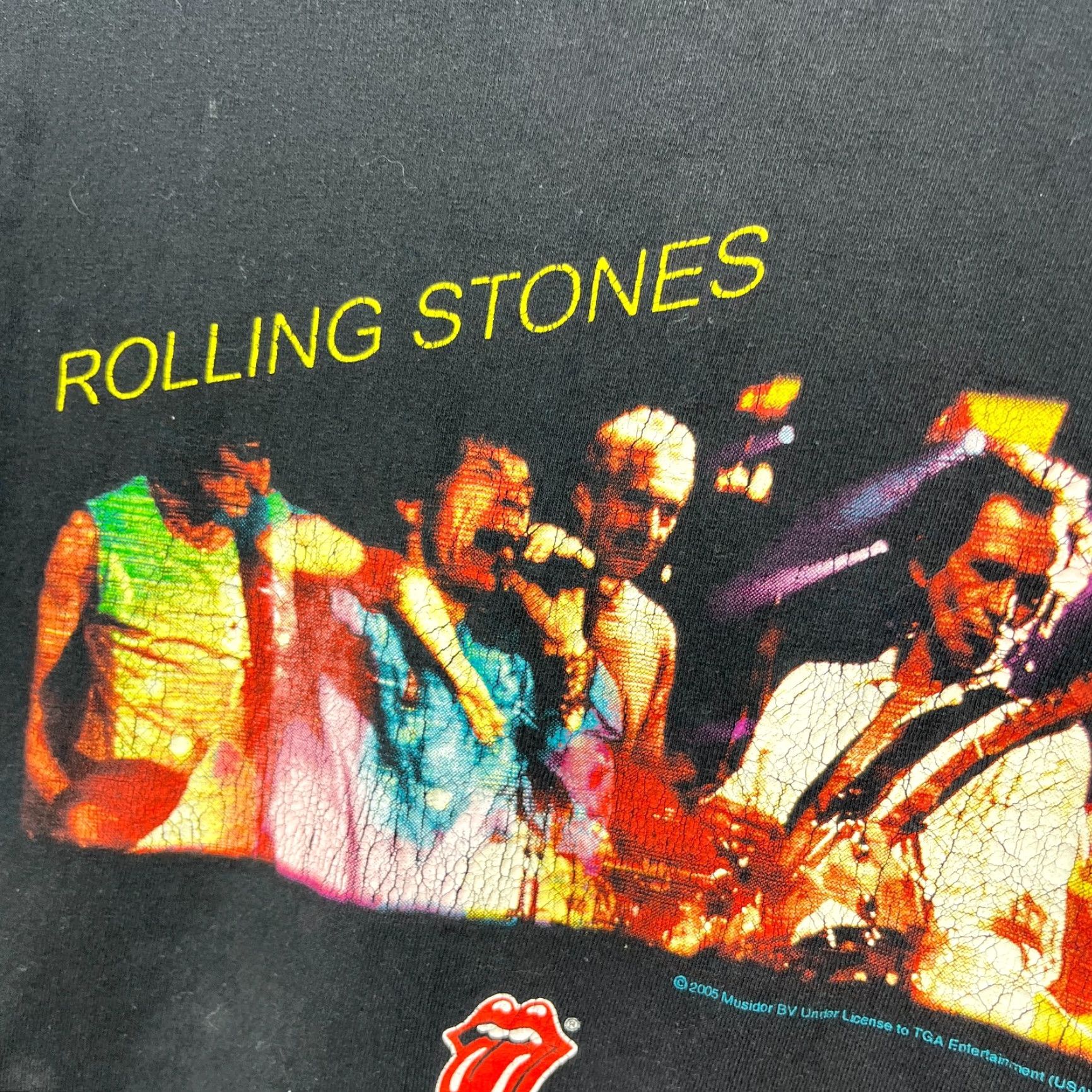 Olive VINTAGE Rolling Stones Y2K Band Tour T Shirt XL 2XL Live Licks Mens T-Shirt Black Size US XL / EU 56 / 4 - 6 Thumbnail