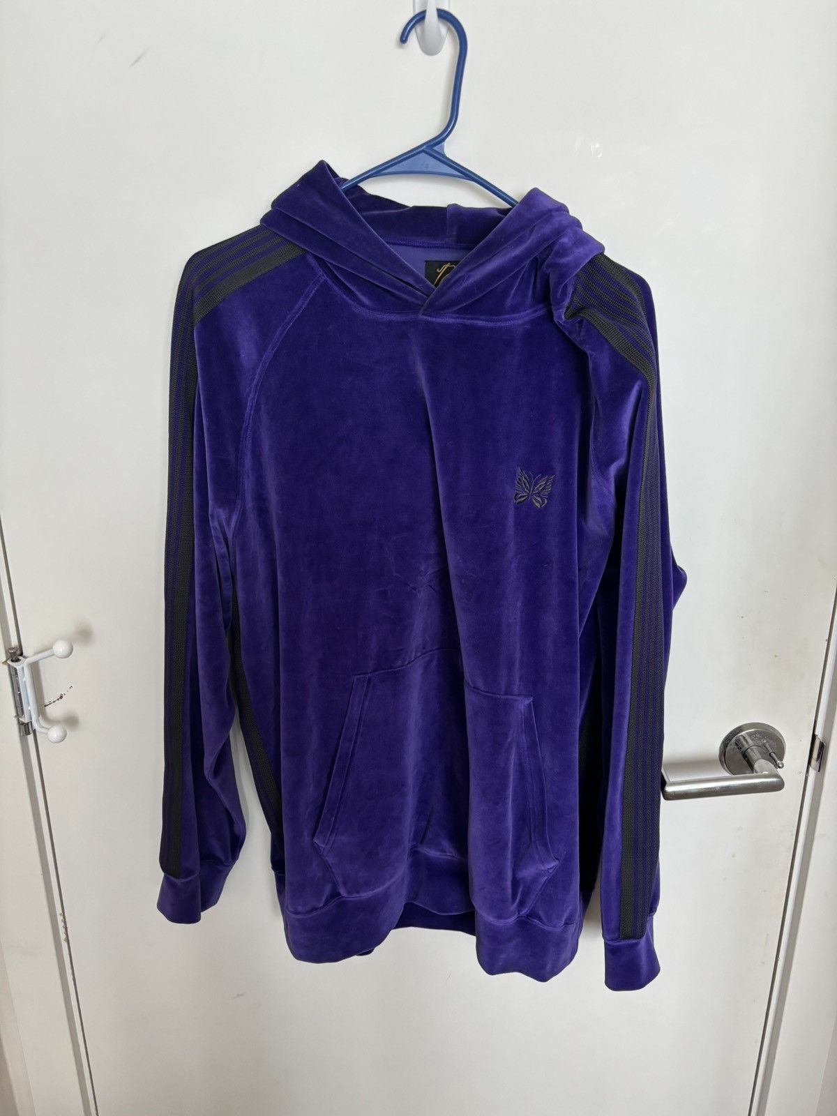 Needles Needles Velour Hoodie Size US XL / EU 56 / 4 - 1 Thumbnail