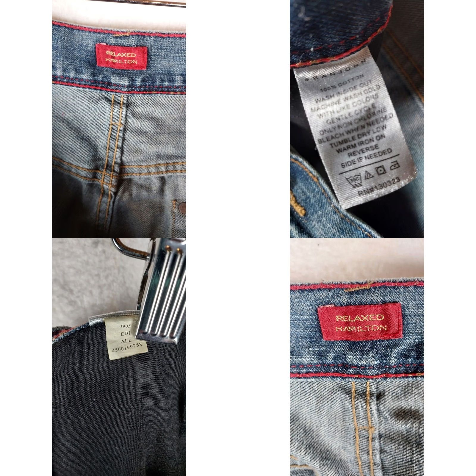 Sean John Sean John Hamilton Relaxed Fit Jeans Men’s 36x30 Blue Denim Jeans Men 36 Blue Denim 5-Pocket Logo Slim Straight Modern Size US 36 / EU 52 - 8 Thumbnail