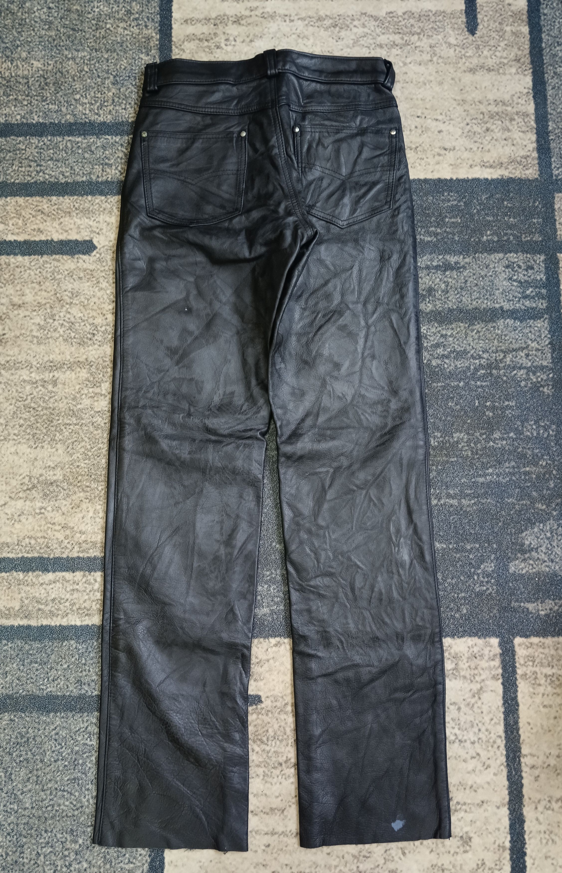 Leather × Schott SCHOTT N.Y.C MADE IN USA LEATHER PANTS Size US 29 - 3 Thumbnail