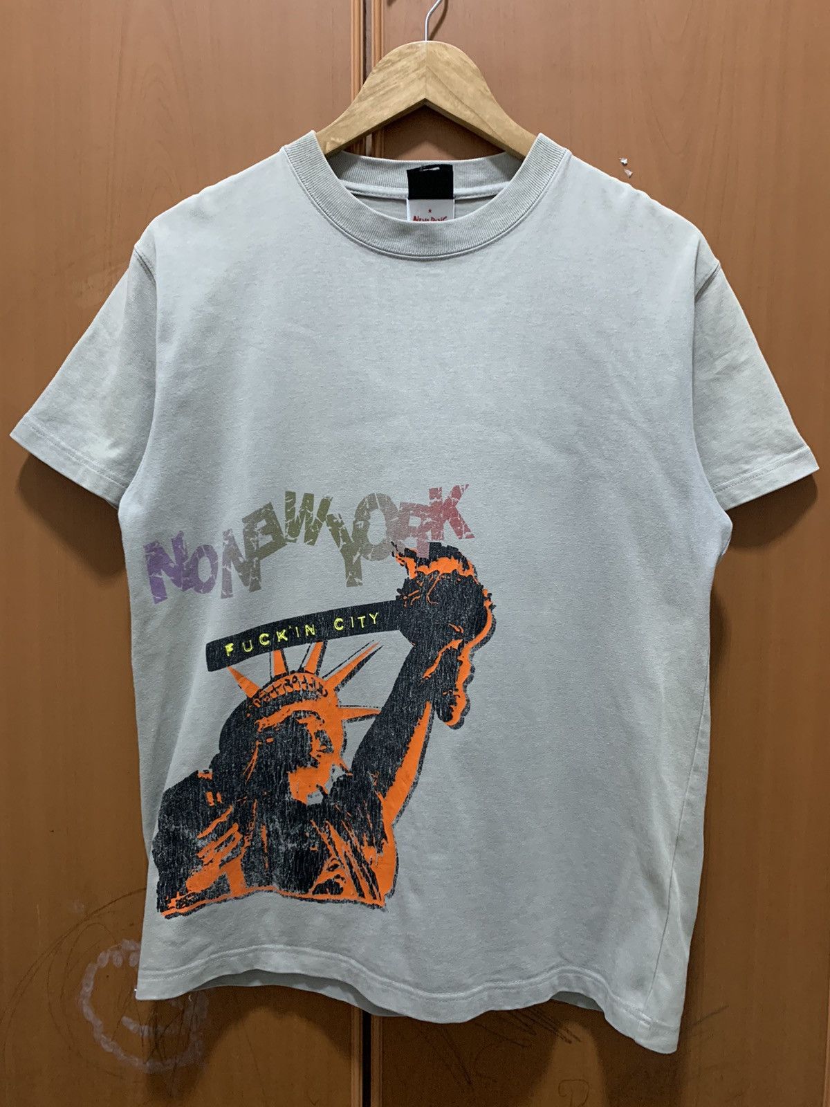 Japanese Brand No New York Fucki'in City Sun Faded Tee Size US M / EU 48-50 / 2 - 1 Thumbnail
