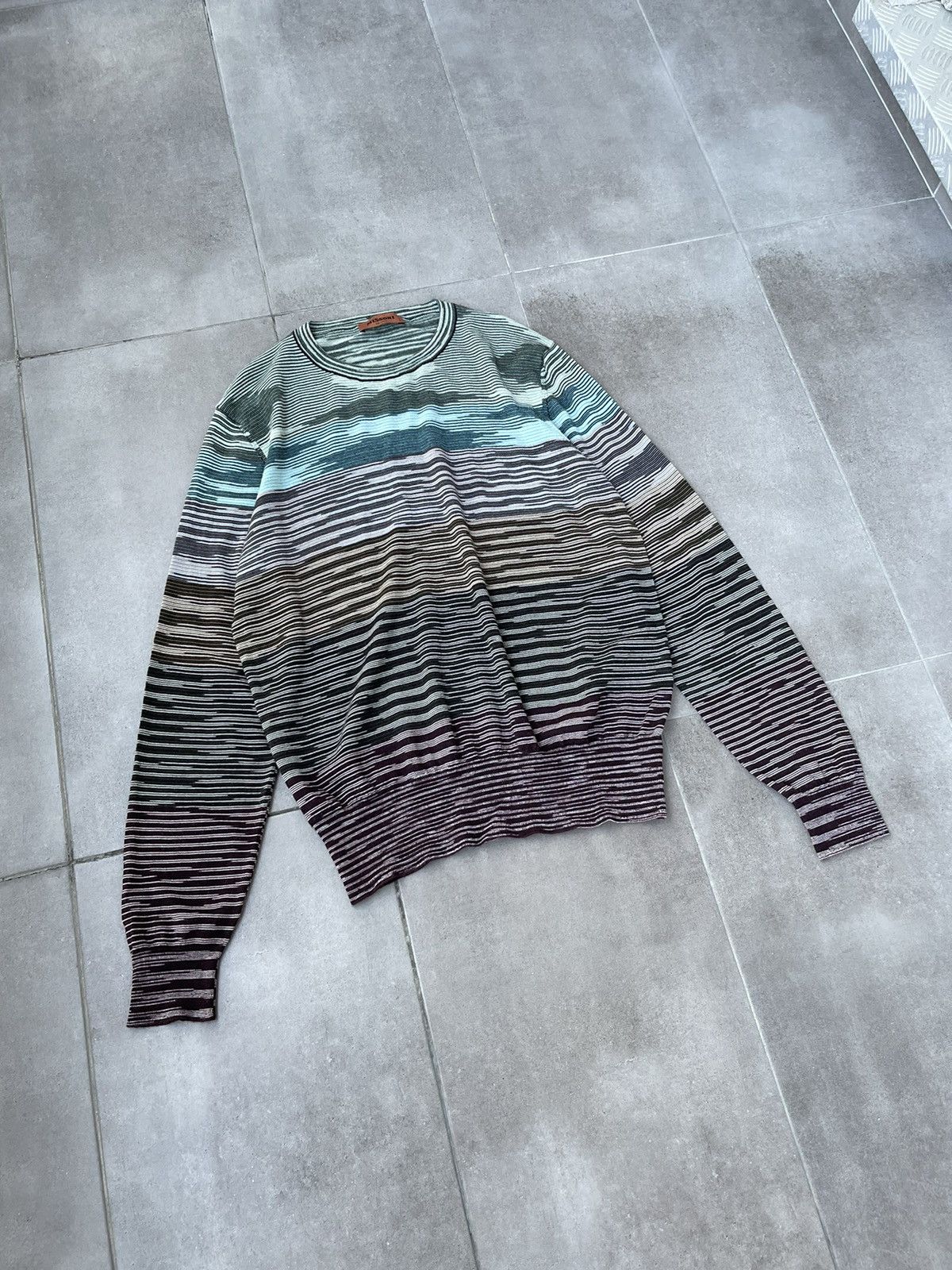 Missoni !DS! AW23 Missoni Striped Wool Sweater Size US L / EU 52-54 / 3 - 4 Thumbnail