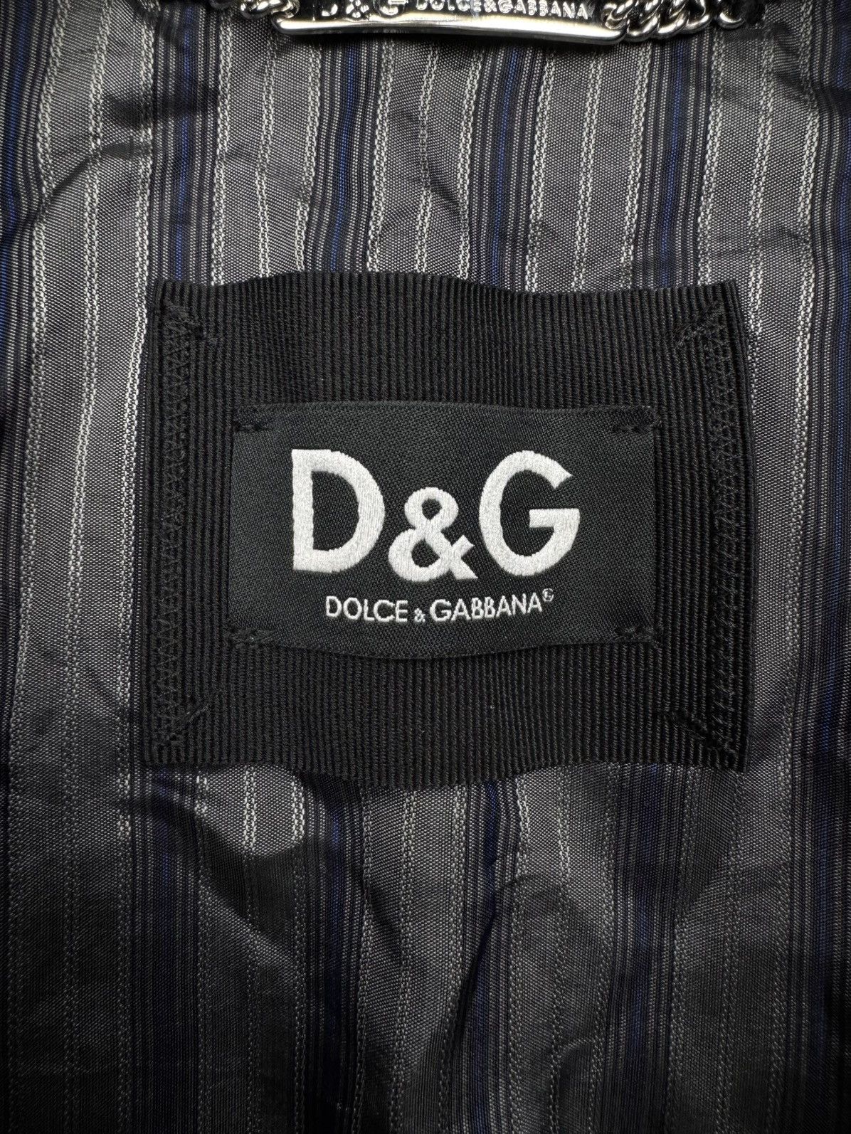 Dolce & Gabbana 2000s Dolce & Gabbana Multipocket Black Leather Jacket Size US L / EU 52-54 / 3 - 15 Thumbnail